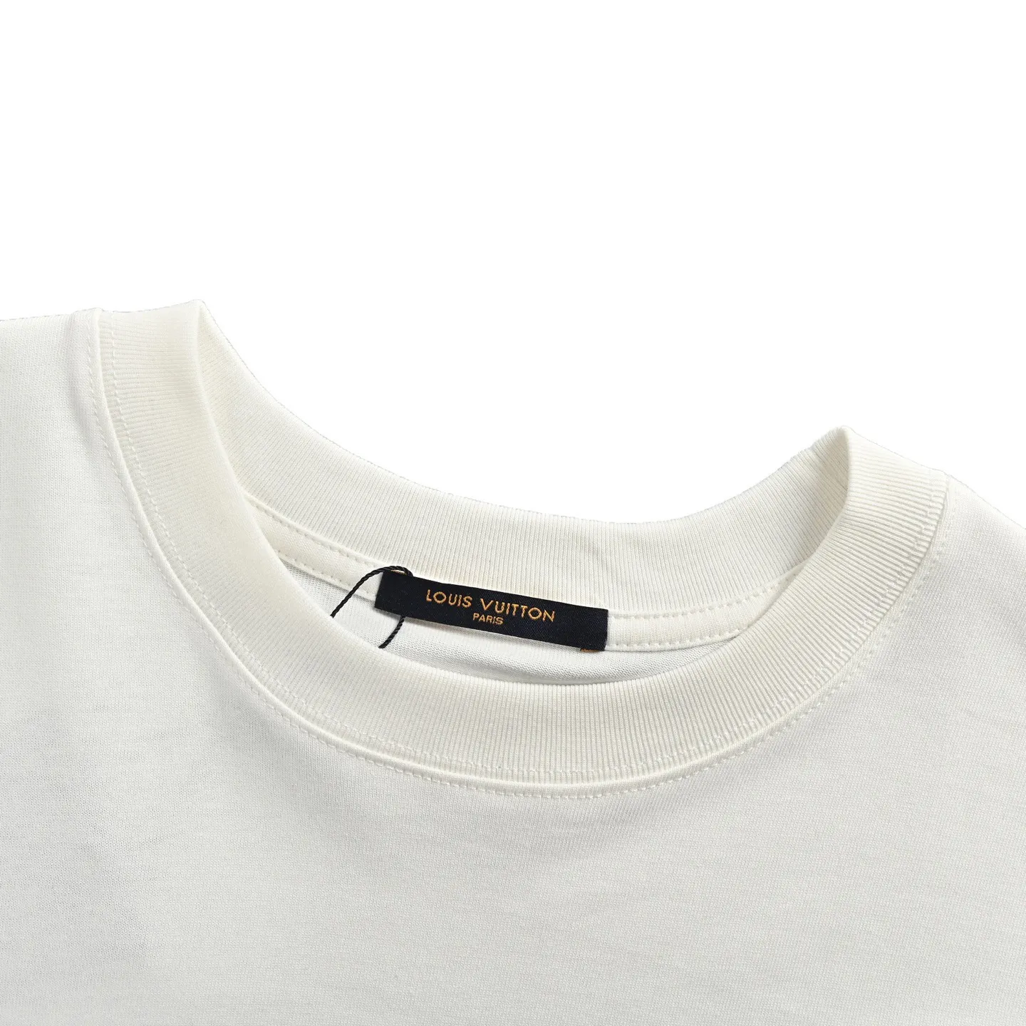 Embroidered Faux-Pocket Cotton T-Shirt D20513043 — view 4
