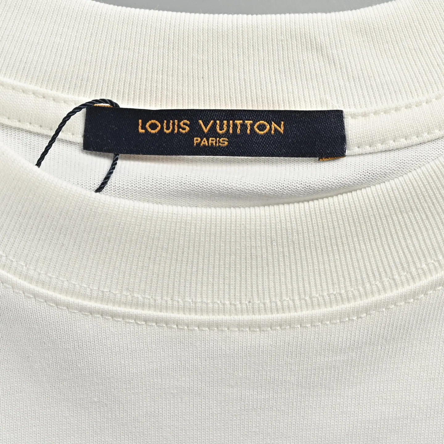 Embroidered Faux-Pocket Cotton T-Shirt D20513043 — view 5