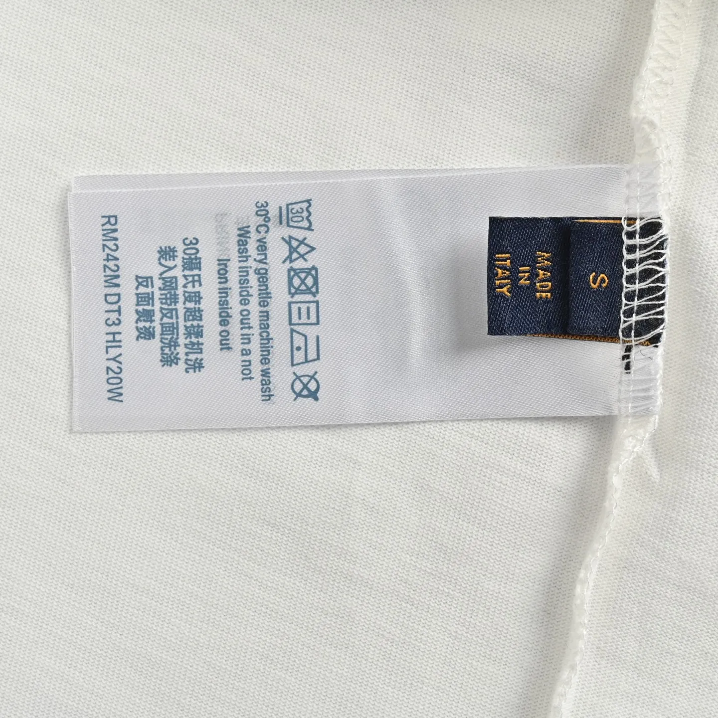 Embroidered Faux-Pocket Cotton T-Shirt D20513043 — view 6