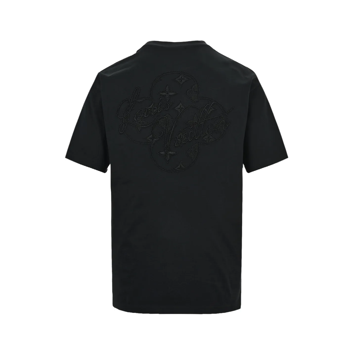 Embroidered Monogram Logo Cotton T-Shirt D21013030 — view 3