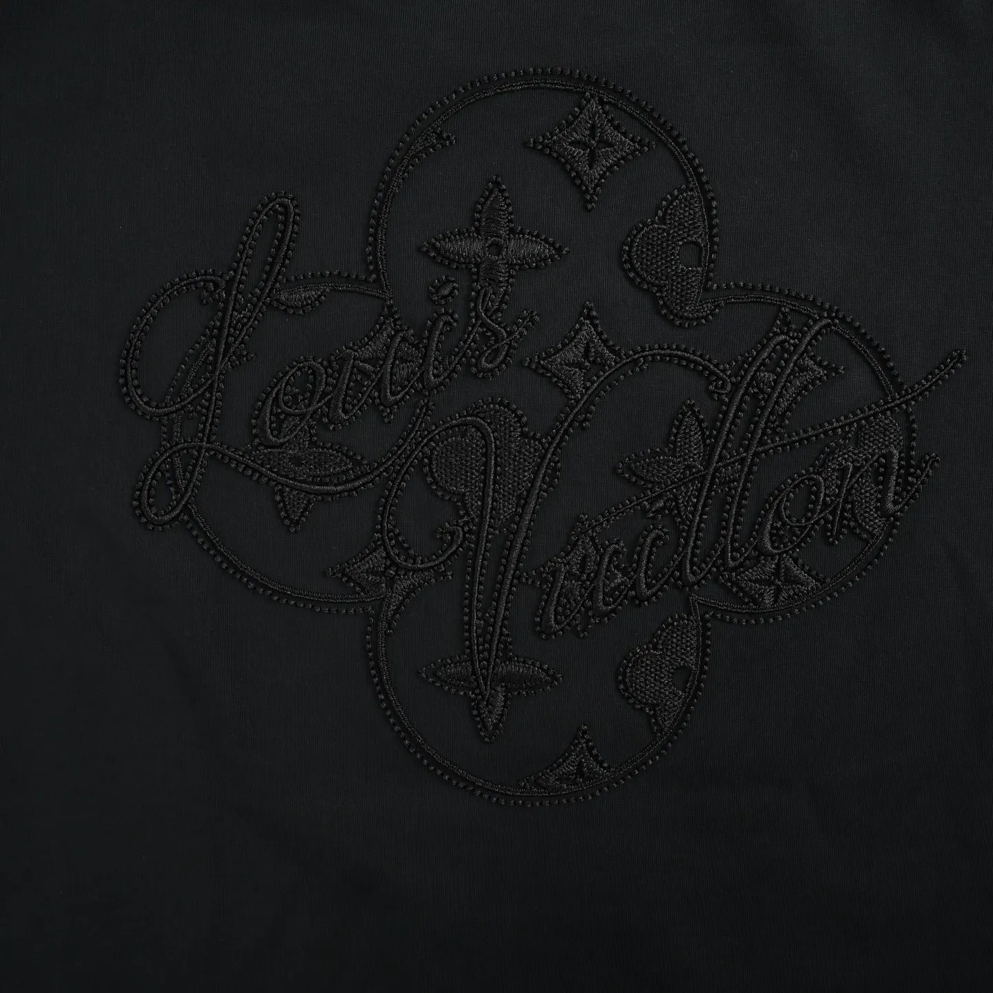 Embroidered Monogram Logo Cotton T-Shirt D21013030 — view 8