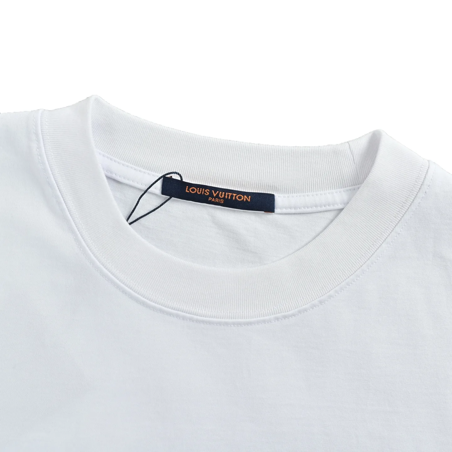 Embroidered Monogram Flower Cotton T-Shirt D21013029 — view 4
