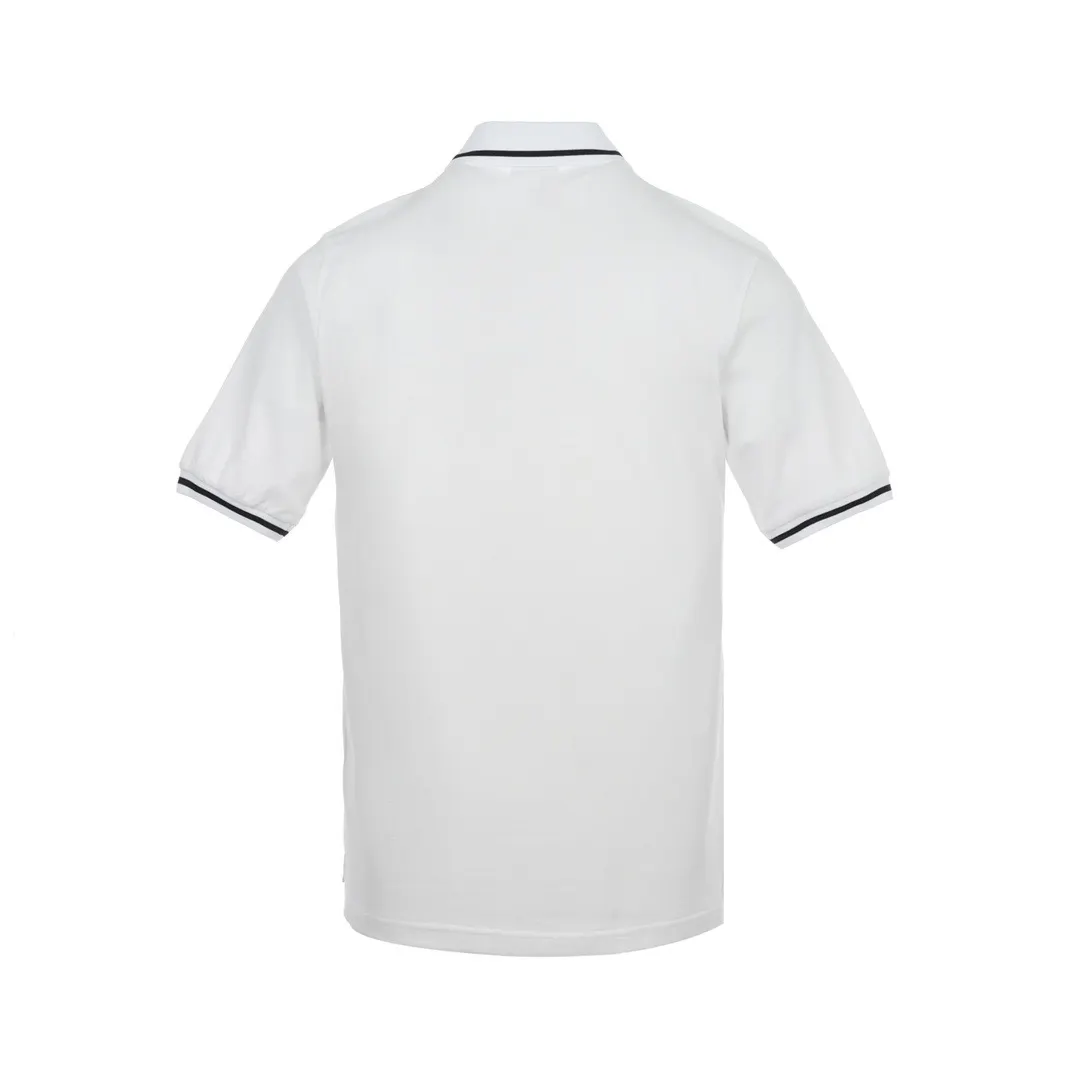 Bee-Embroidered Cotton-Pique Polo Shirt D22013048 — view 3