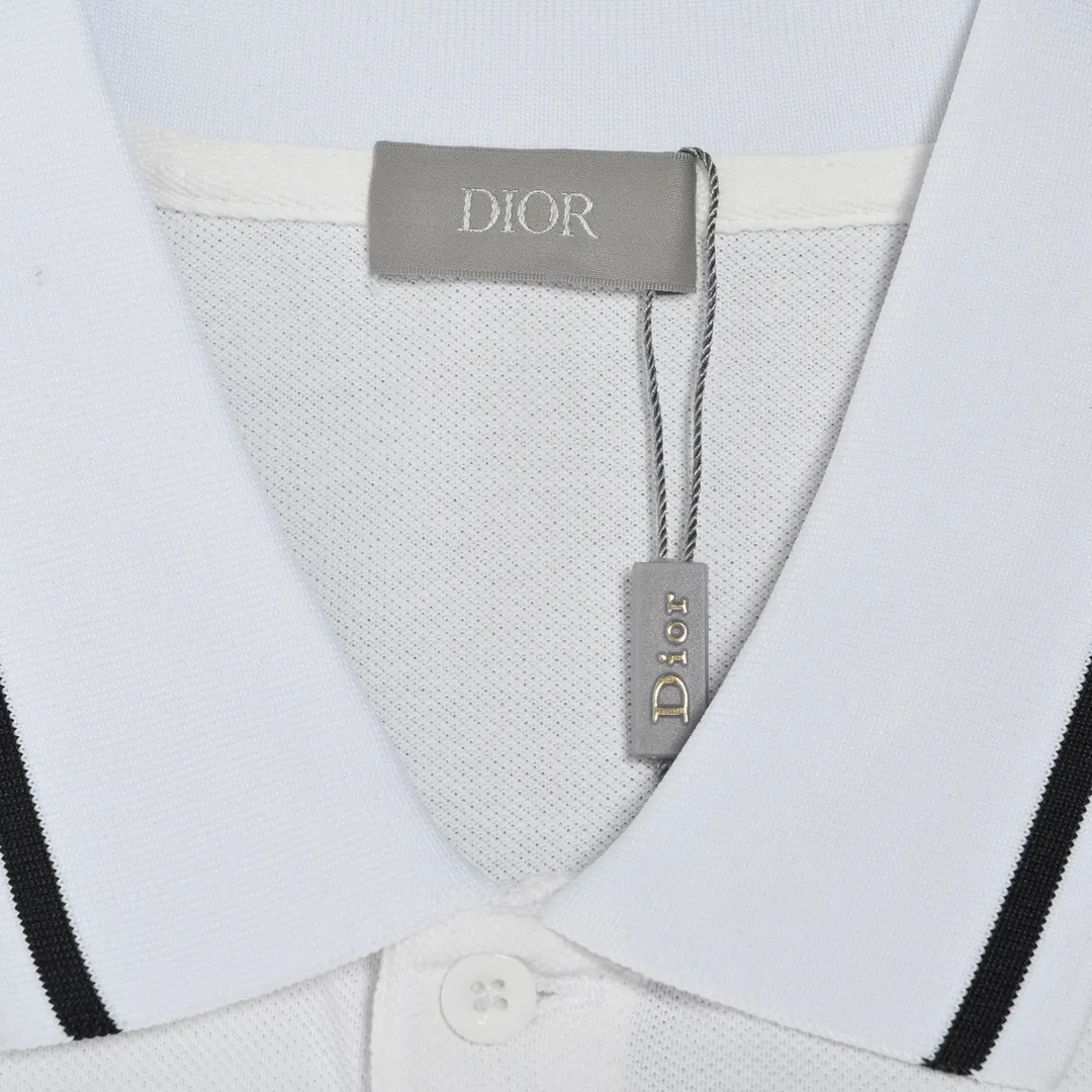 Bee-Embroidered Cotton-Pique Polo Shirt D22013048 — view 5