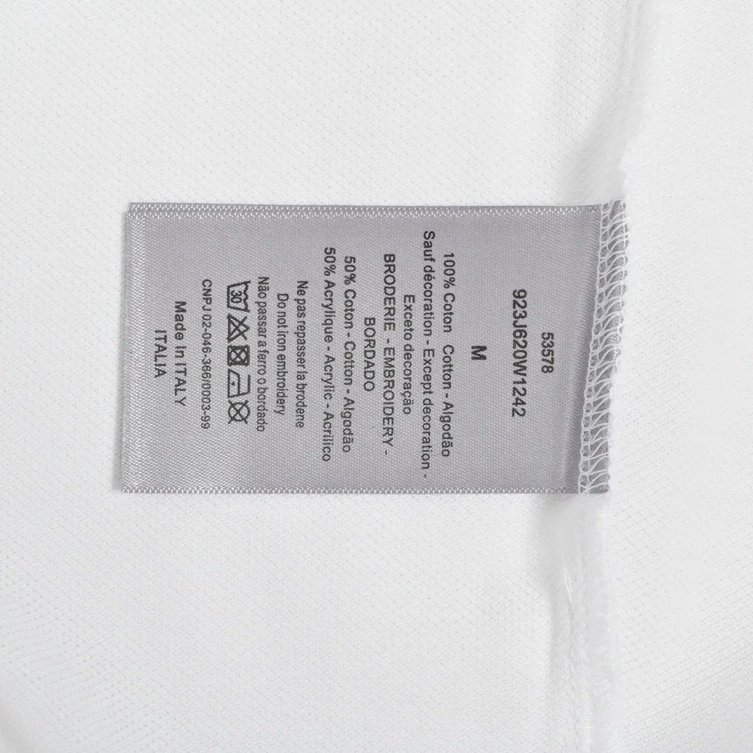 Bee-Embroidered Cotton-Pique Polo Shirt D22013048 — view 9