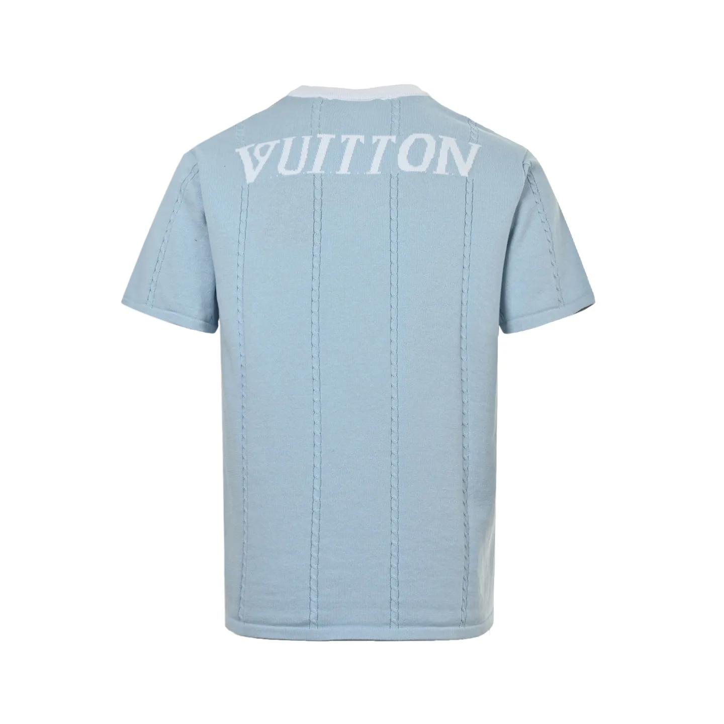 Embroidered Logo Knit Short-Sleeve Sweater D22013035 — view 3