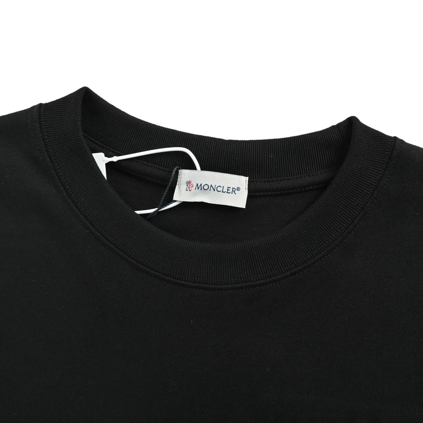 Moncler + Gentle Monster Logo-Embroidered Cotton T-Shirt D22013037 — view 4