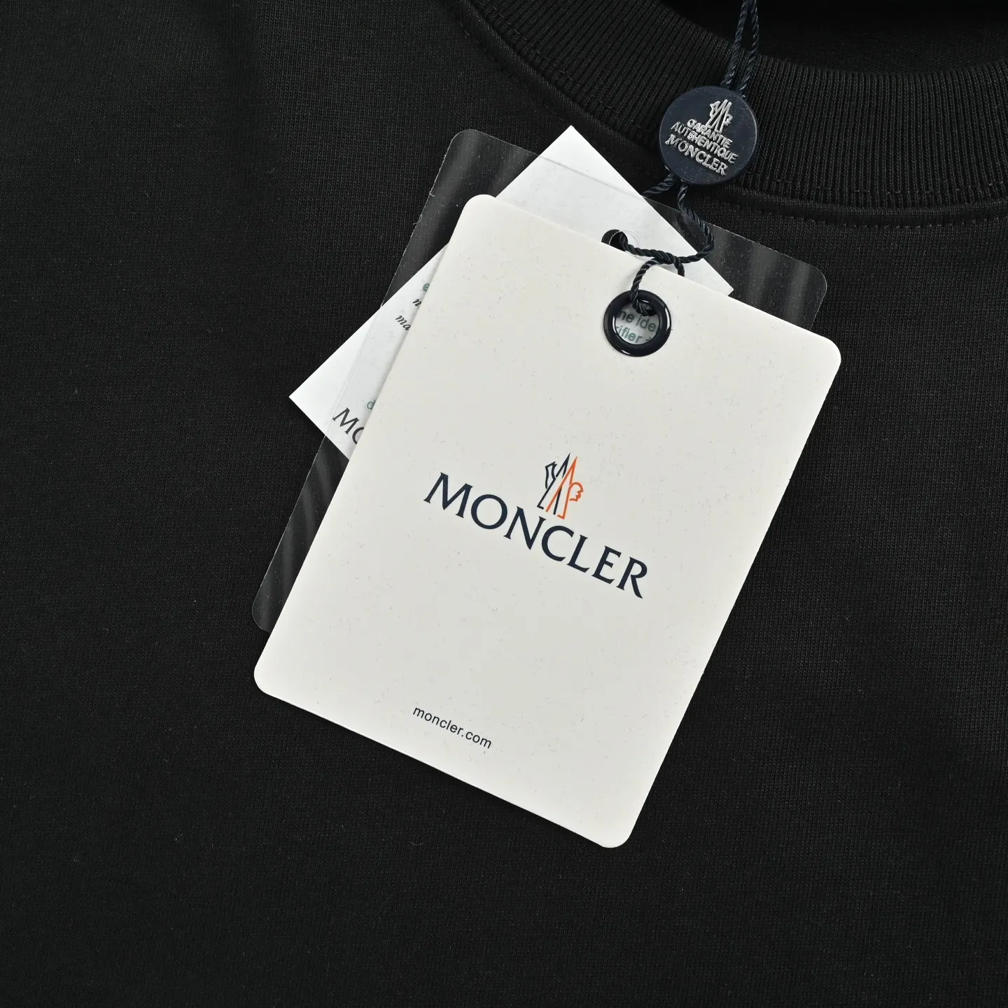 Moncler + Gentle Monster Logo-Embroidered Cotton T-Shirt D22013037 — view 6