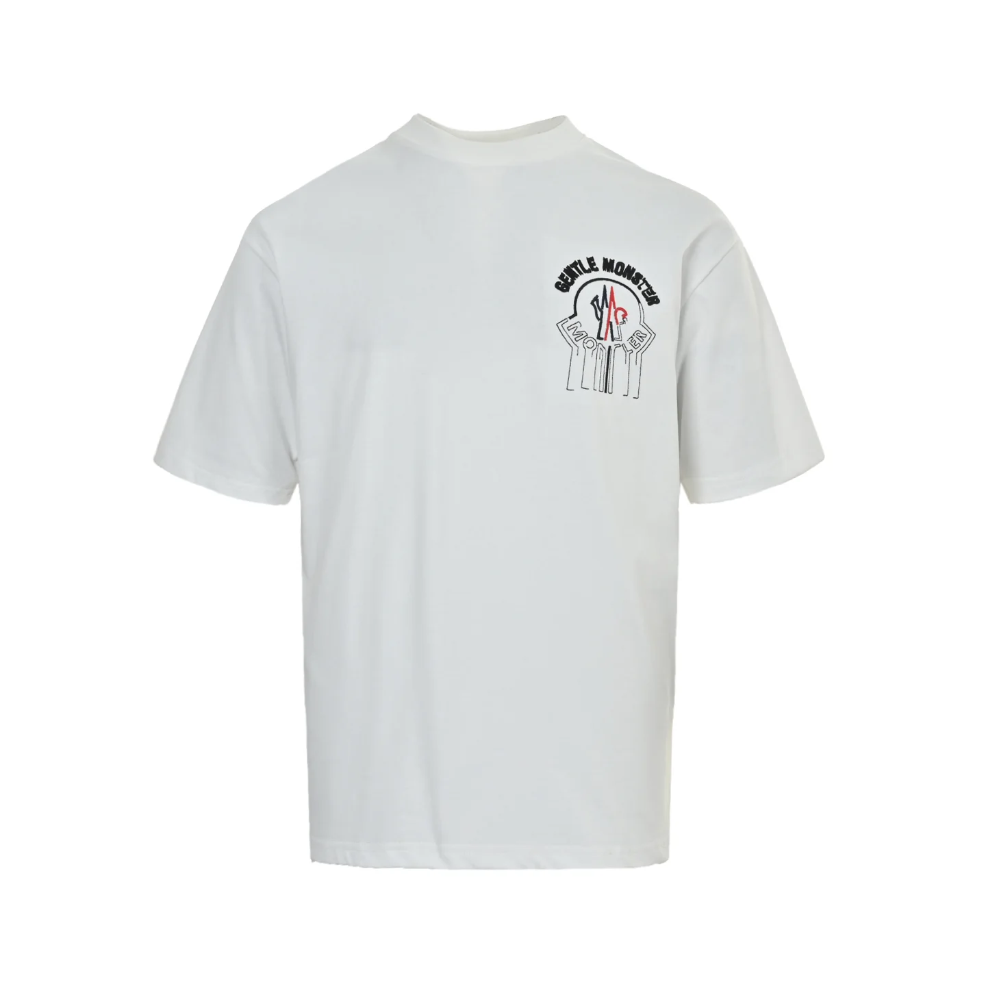 Moncler + Gentle Monster Logo Embroidered T-Shirt D22013036