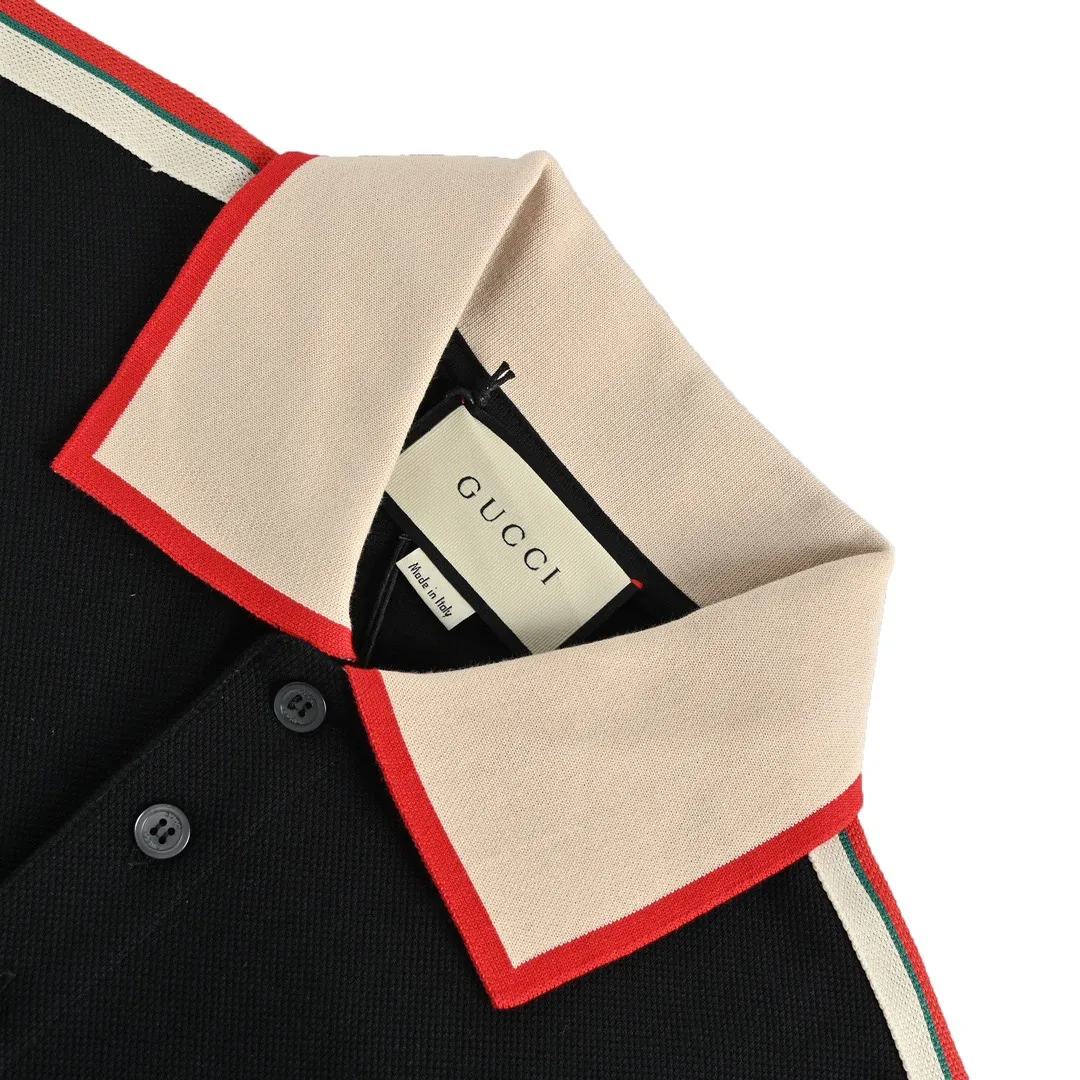Web Stripe Cotton-Pique Polo Shirt D24013045 — view 4
