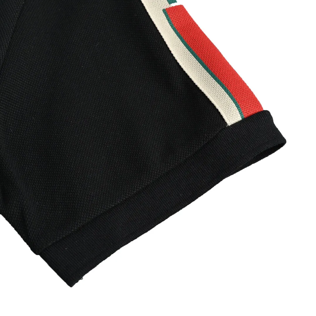 Web Stripe Cotton-Pique Polo Shirt D24013045 — view 9