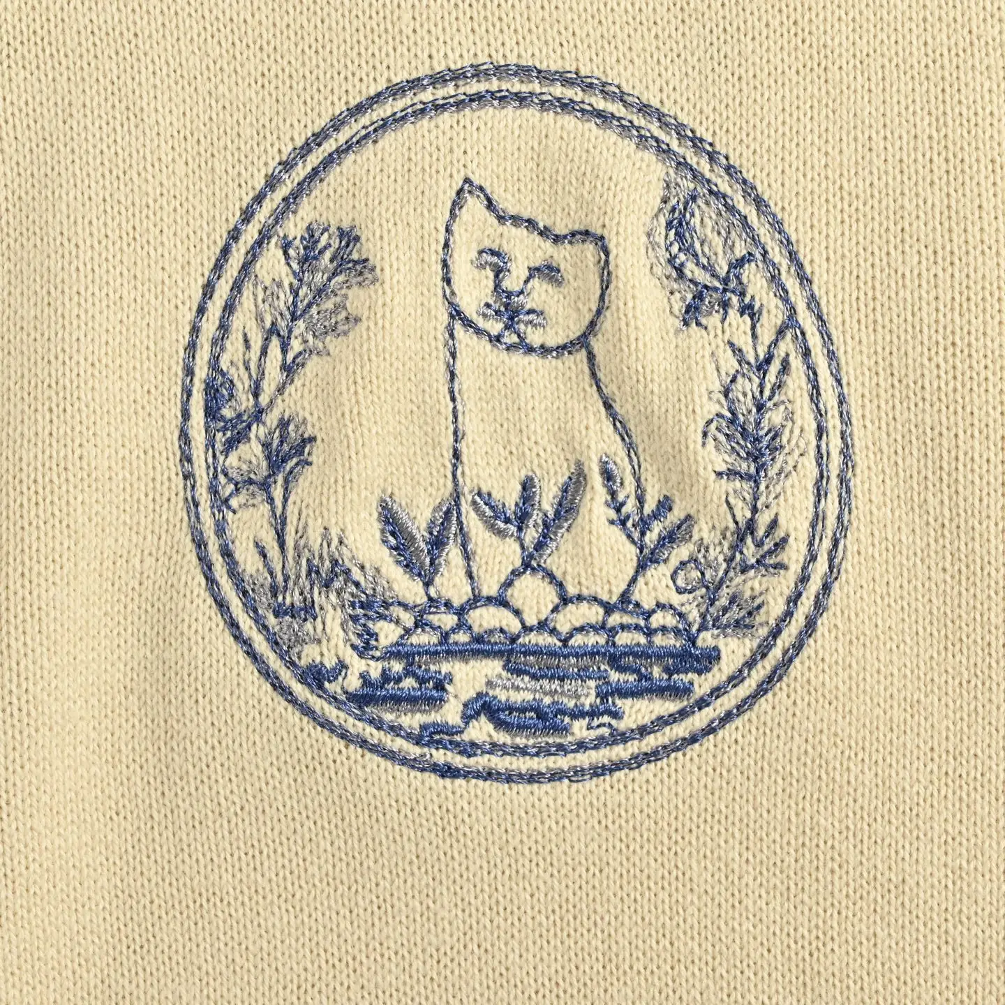 Dior and Hylton Nel Embroidered Knit T-Shirt D25013031 — view 8