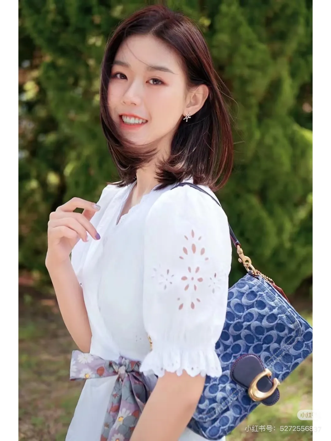 Coach Tabby Denim Shoulder Bag D34017848 — view 4