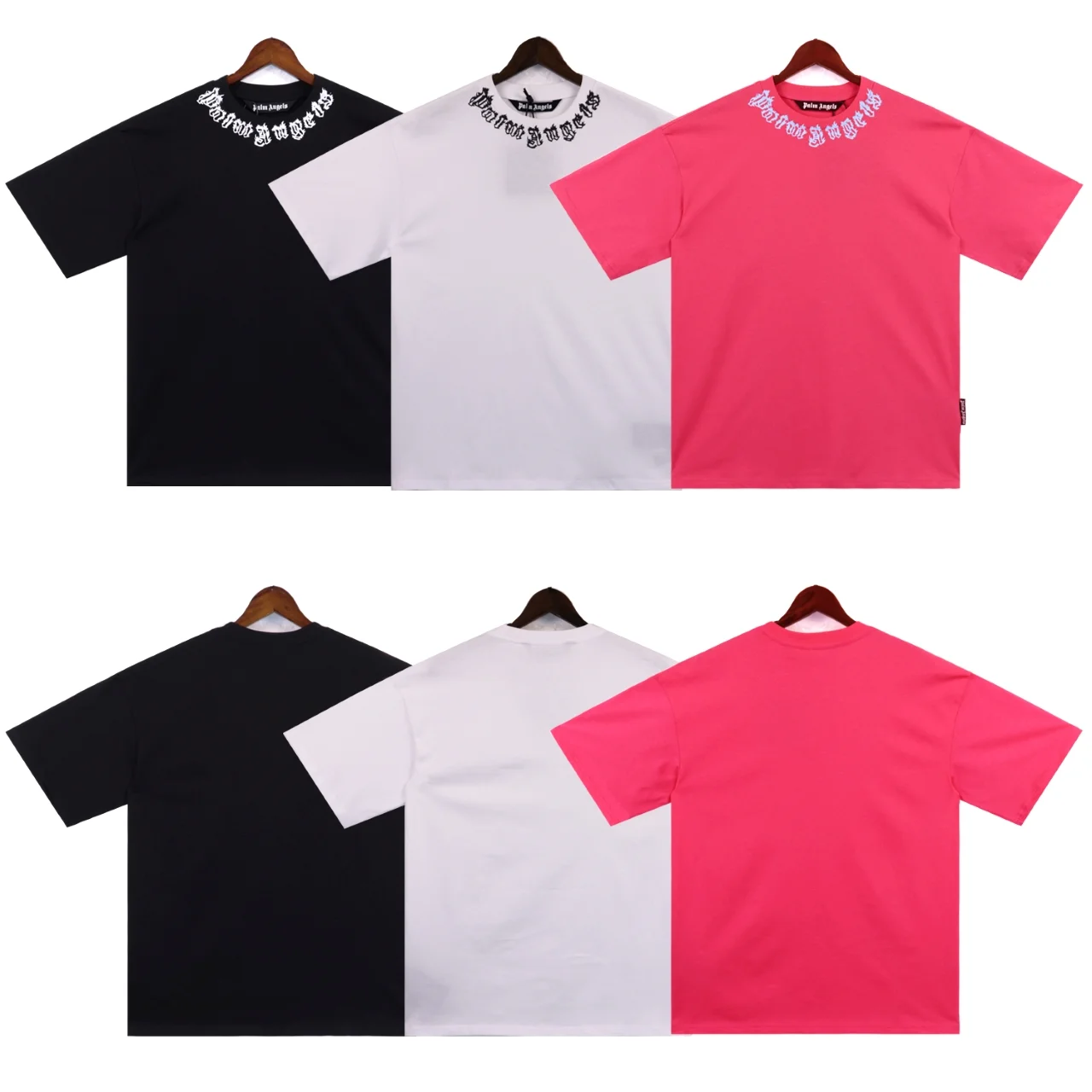 Logo-Embroidered Gothic Collar T-Shirt D7812282 — view 2