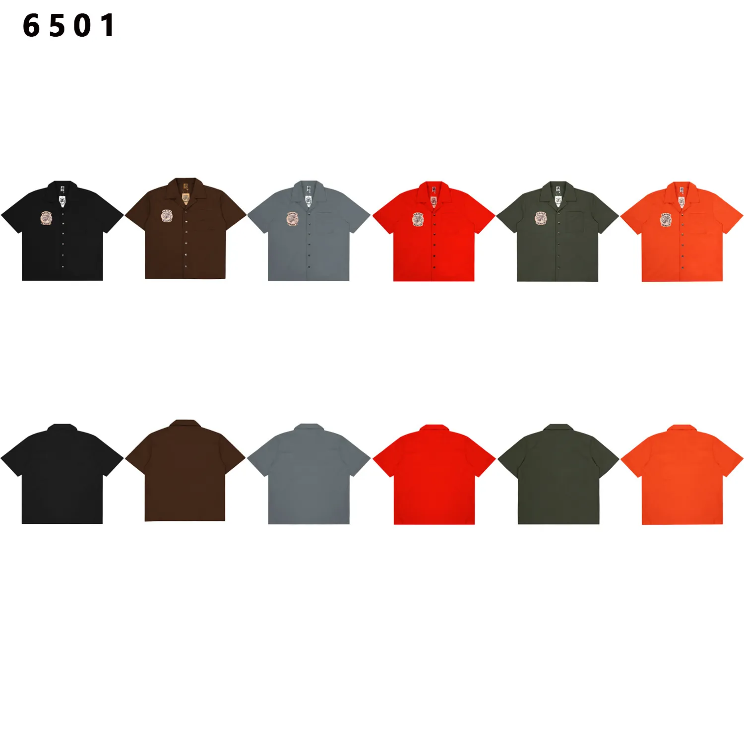 Embroidered Woven Utility Shirt D9012151 — view 2