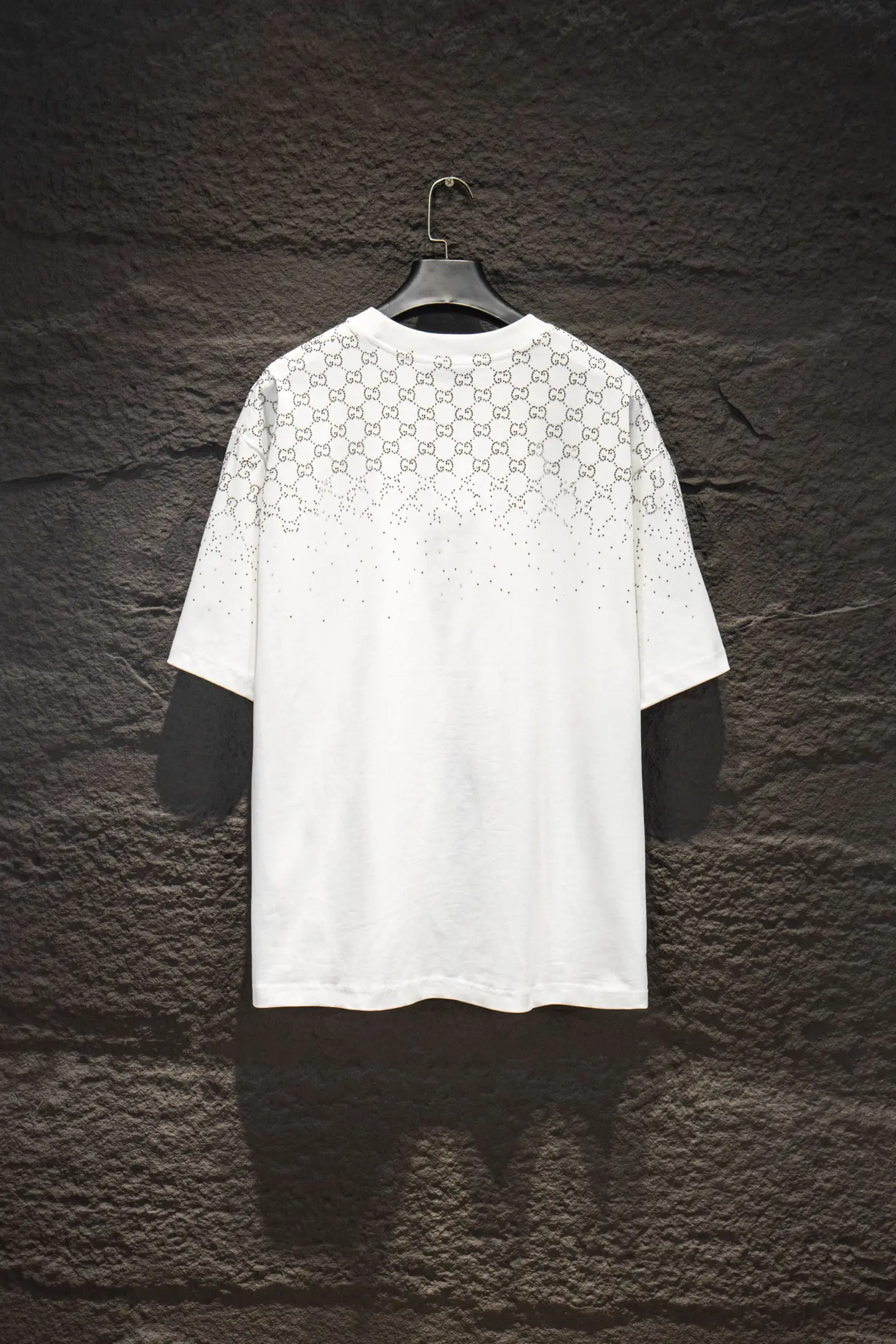 Rhinestone-Embellished GG Monogram Oversized T-Shirt D13015467 — view 2
