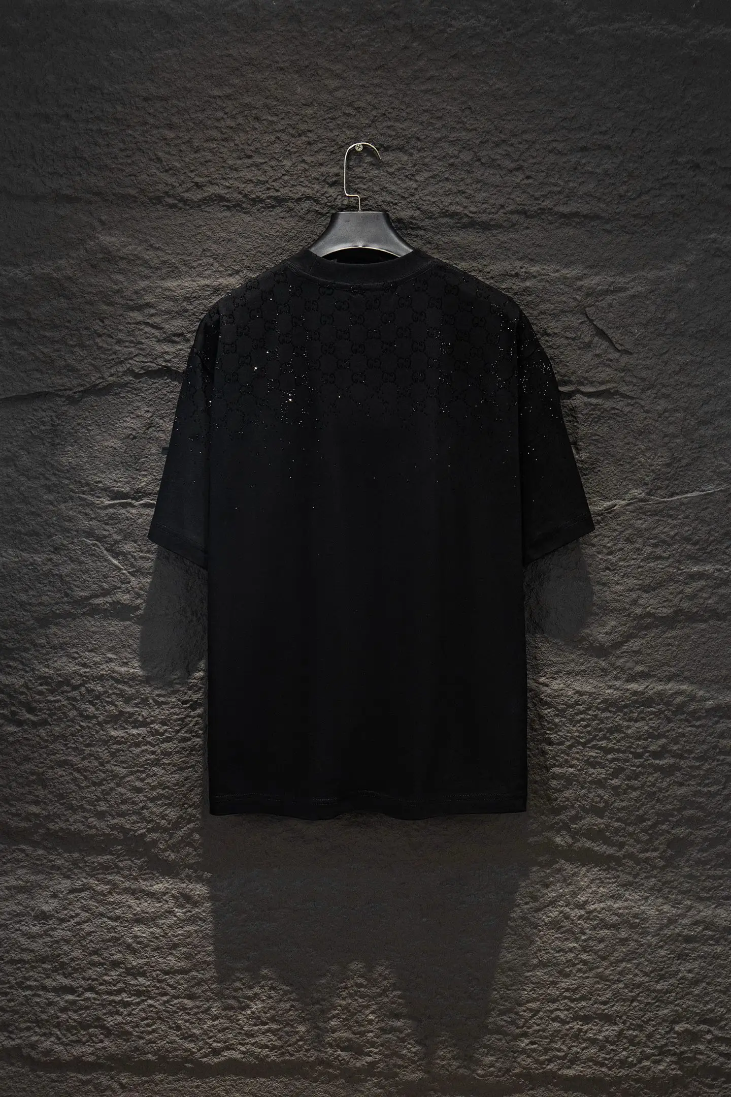 Crystal-Embellished Oversized Cotton T-Shirt D13015468 — view 2