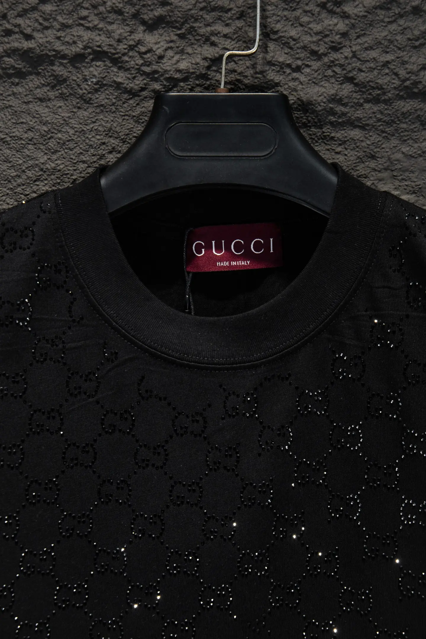 Crystal-Embellished Oversized Cotton T-Shirt D13015468 — view 3