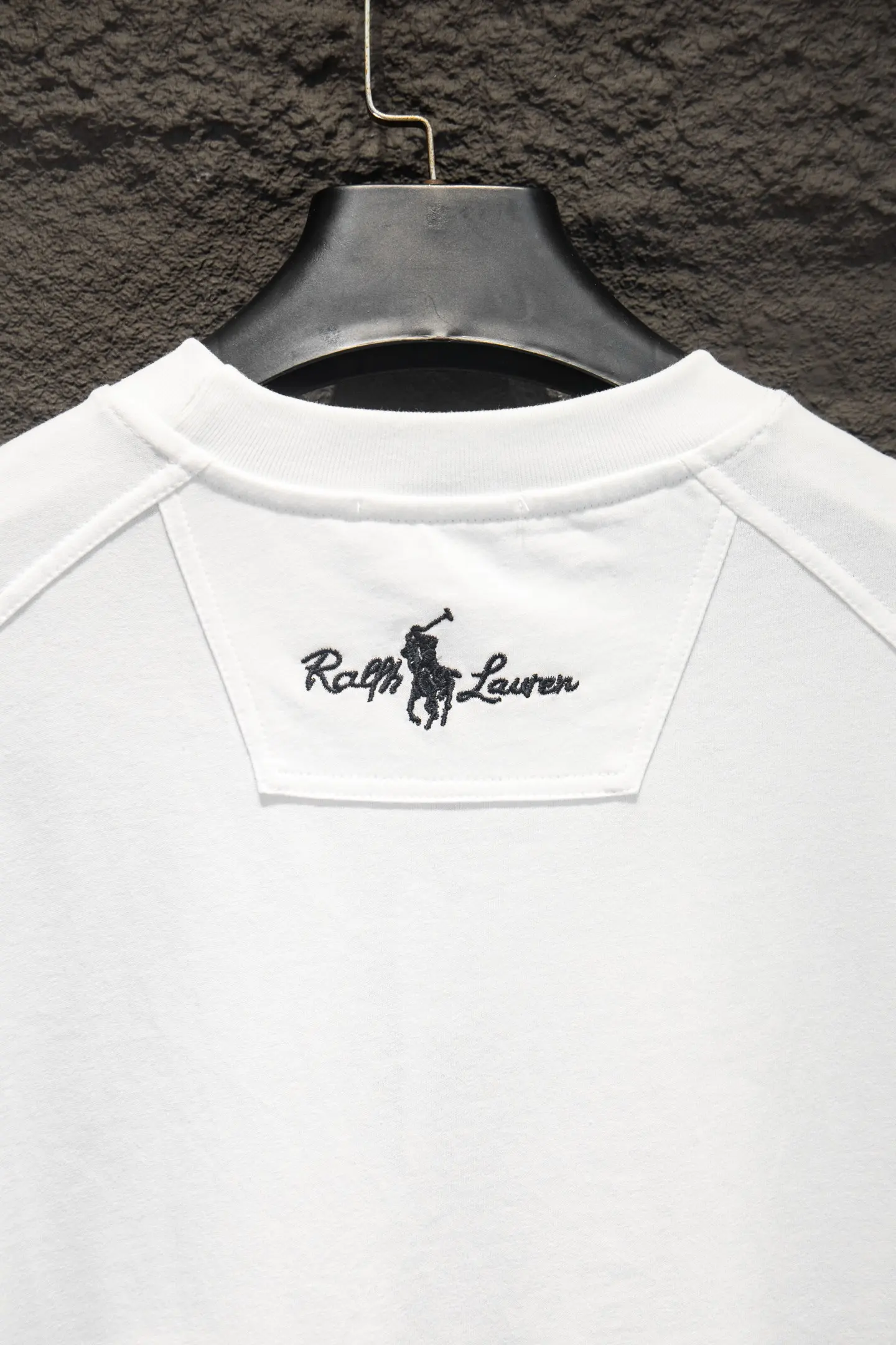 Embroidered Paneled Cotton T-Shirt D12515465 — view 6