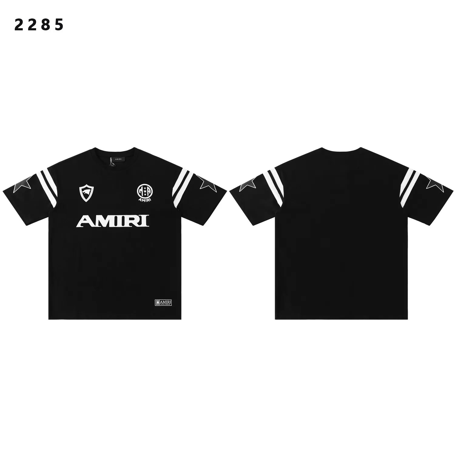 Logo Print Ribbed Knit T-Shirt D8512183 — view 3