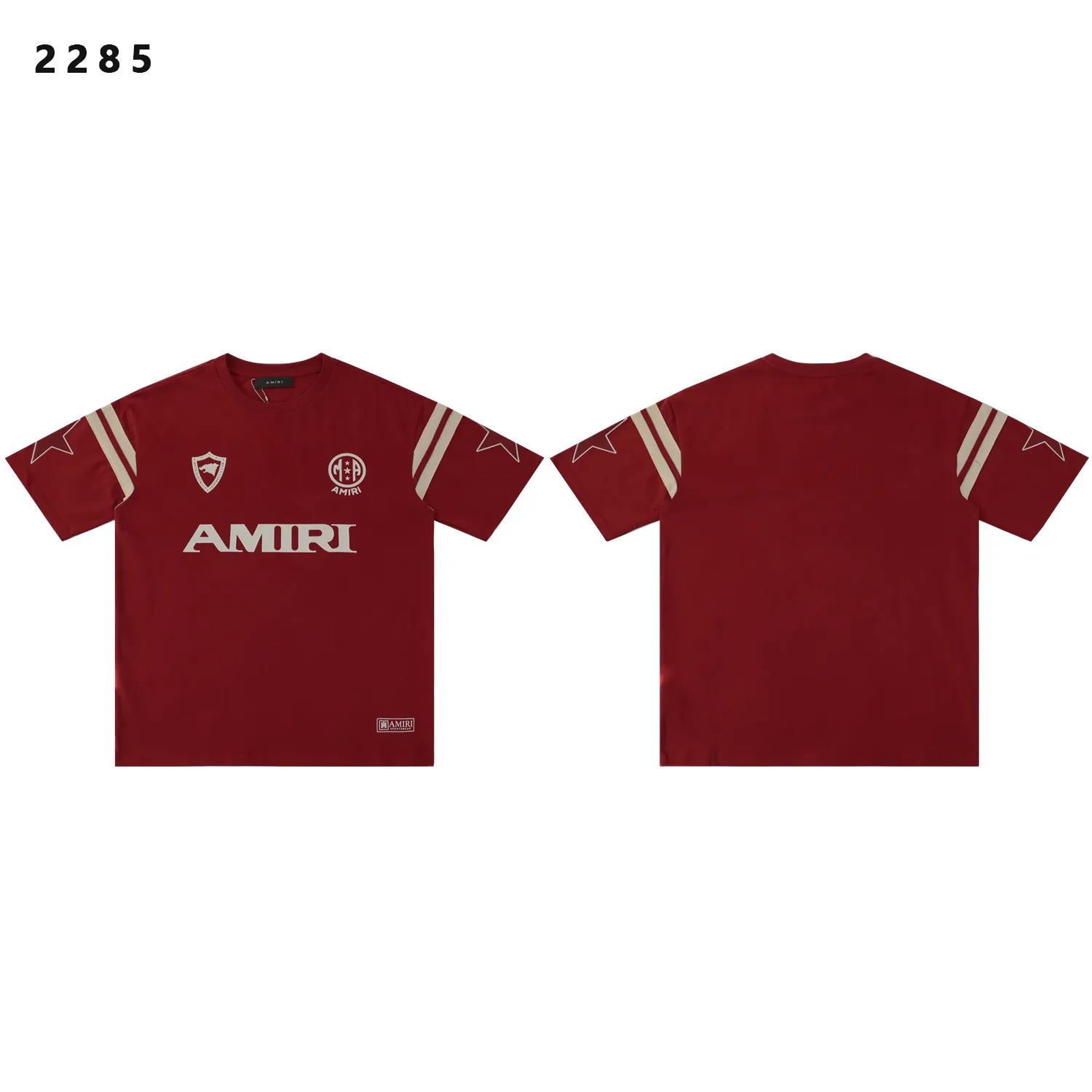 Logo Print Ribbed Knit T-Shirt D8512183 — view 5