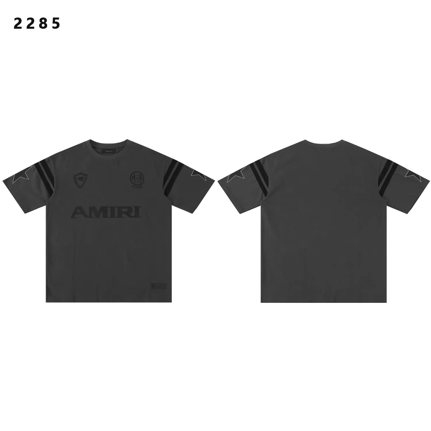 Logo Print Ribbed Knit T-Shirt D8512183 — view 6
