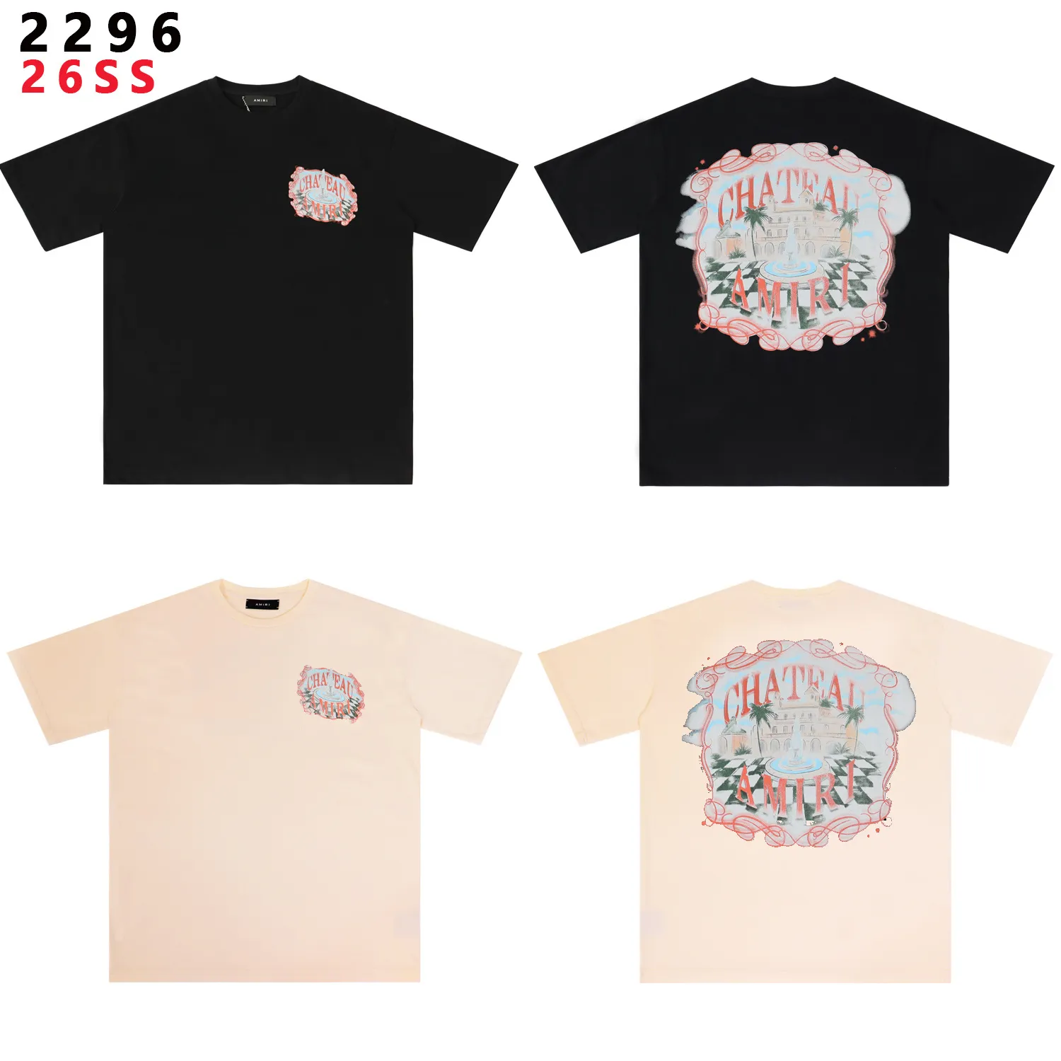 Chateau Amiri Graphic Print T-Shirt D8012156