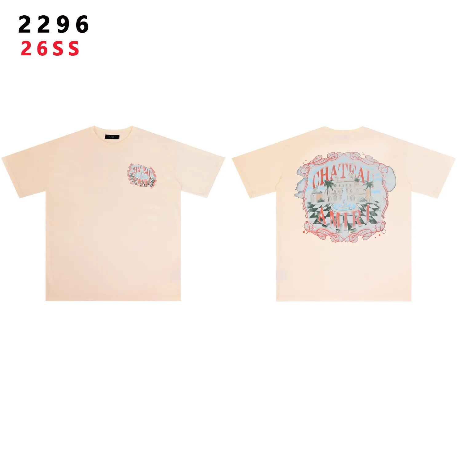 Chateau Amiri Graphic Print T-Shirt D8012156 — view 3