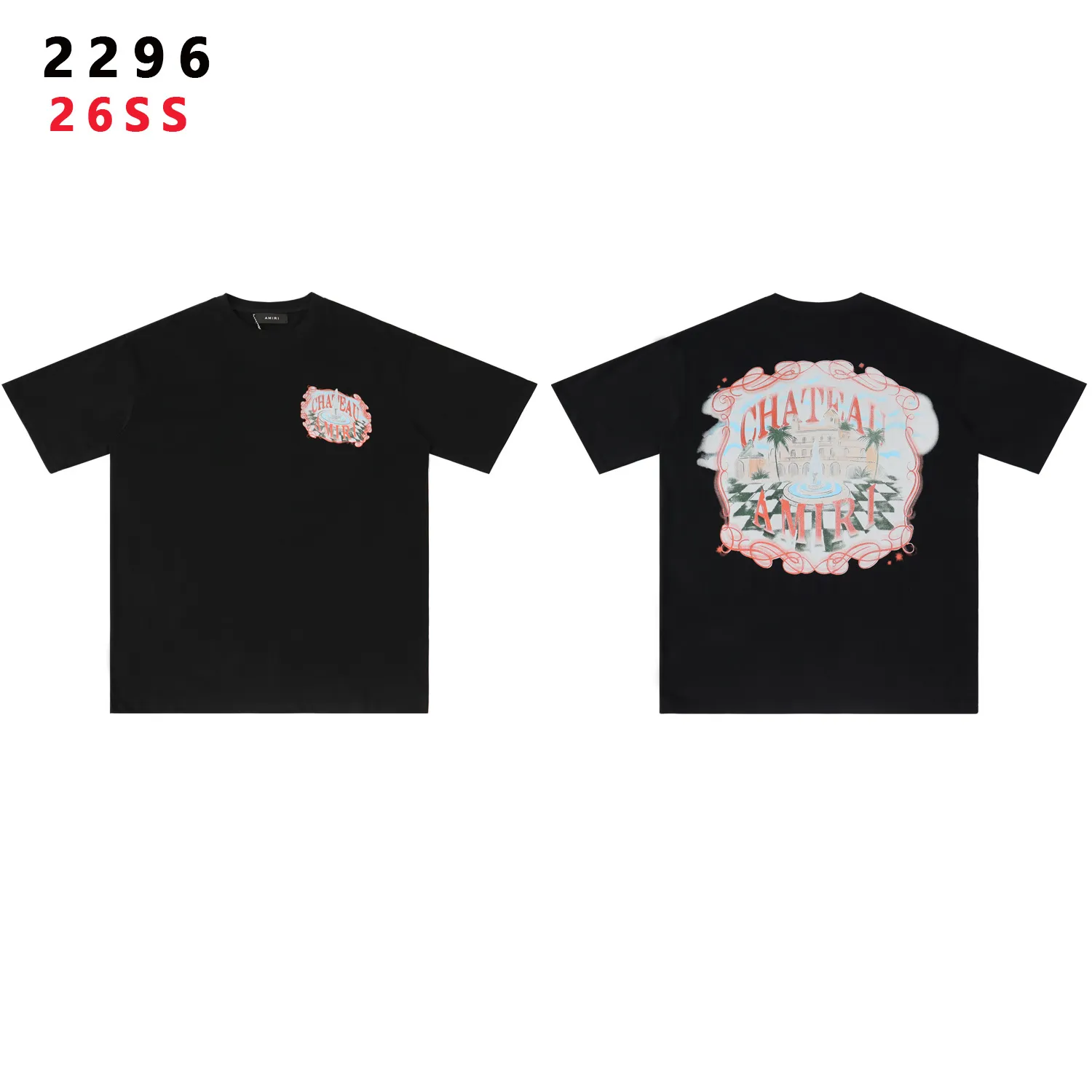 Chateau Amiri Graphic Print T-Shirt D8012156 — view 4