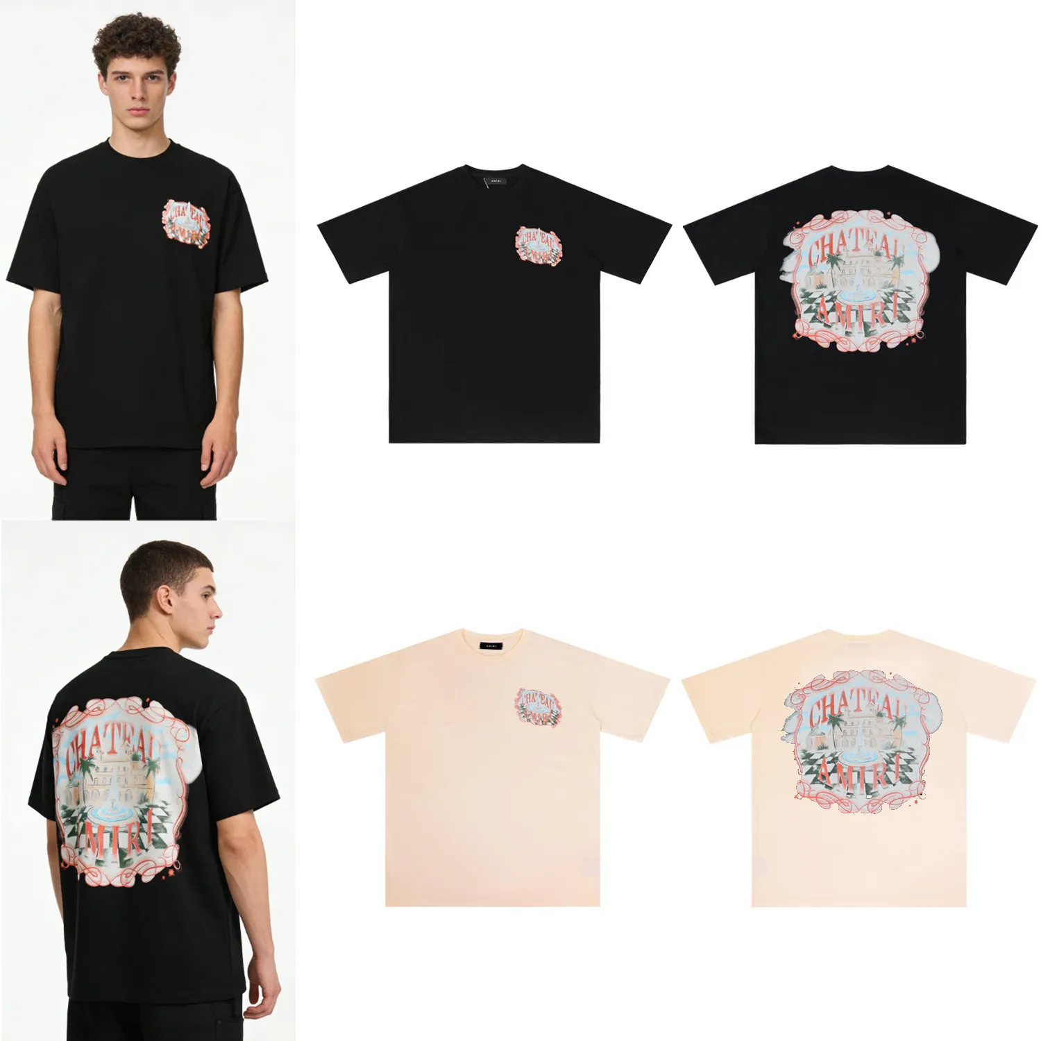 Chateau Amiri Graphic Print T-Shirt D8012156 — view 5