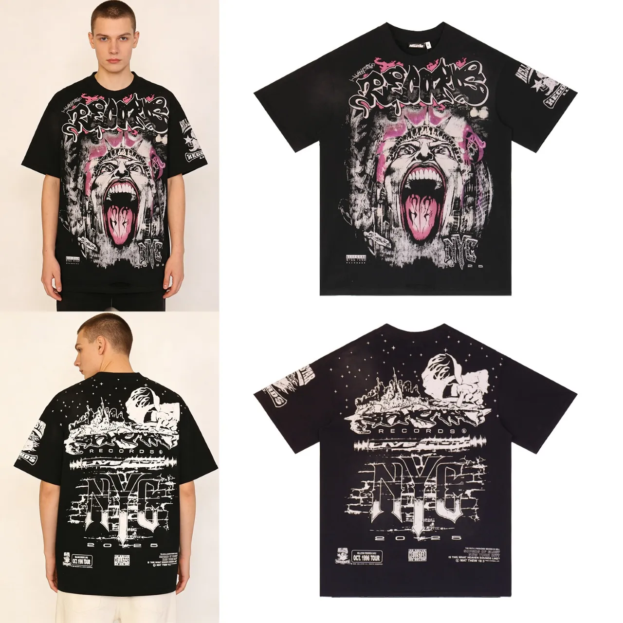 Hellstar Records Graphic Print T-Shirt D9212161