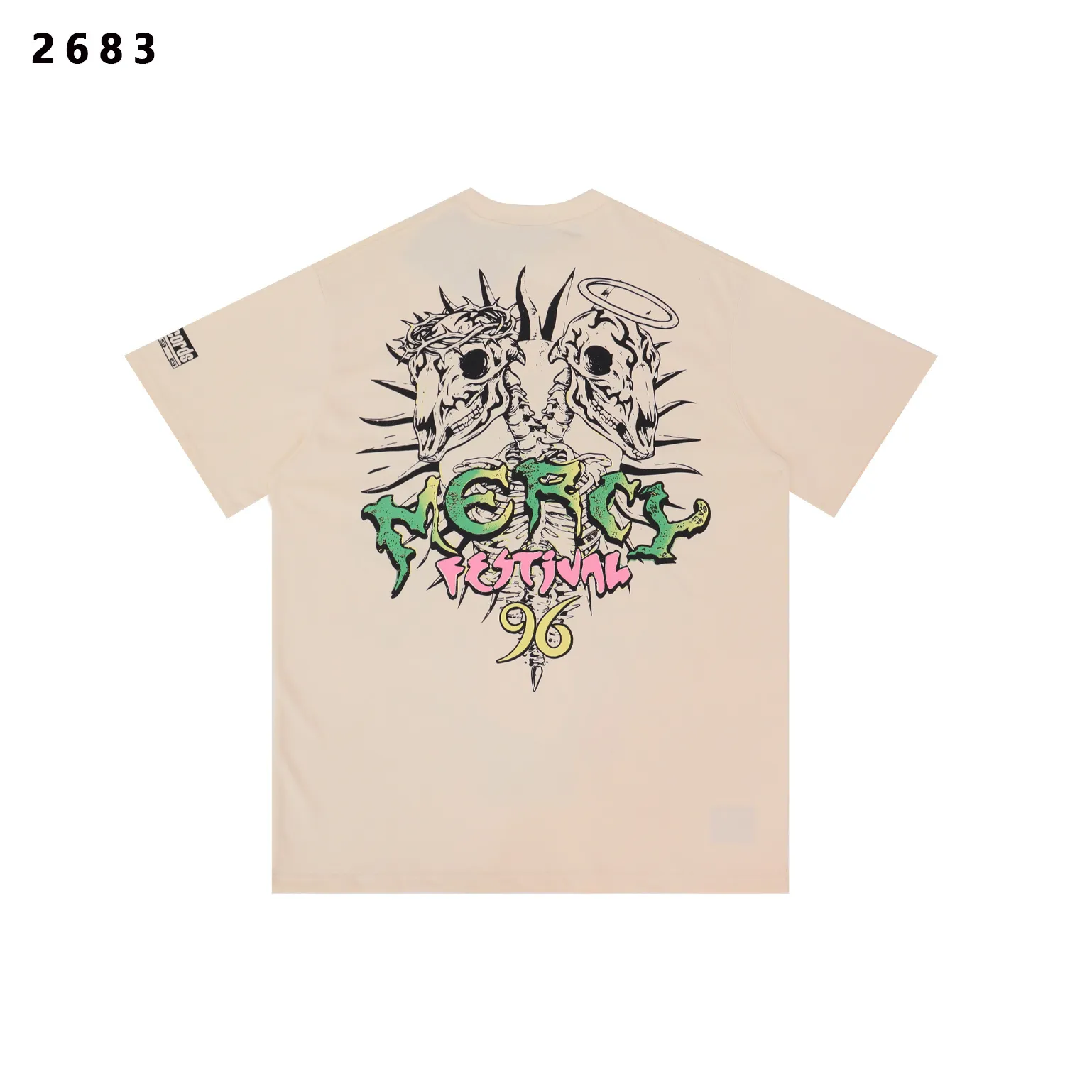 Hellstar Records Graphic Print Cotton T-Shirt D8212145 — view 2