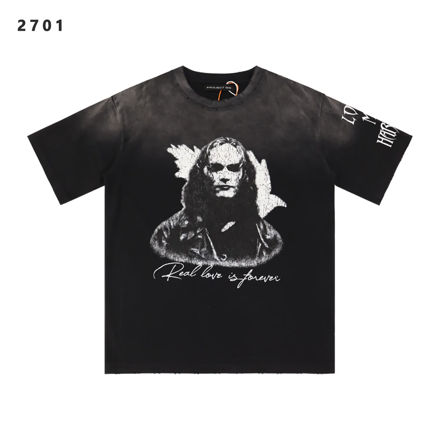 Project G/R Crow Graphic Washed T-Shirt D9512199 — view 2