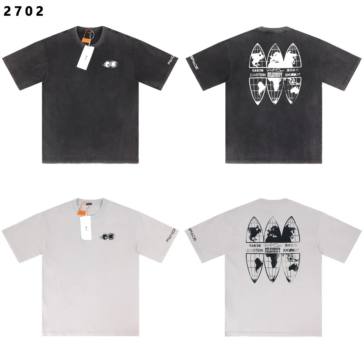 Washed Graphic Print Cotton T-Shirt D8512200
