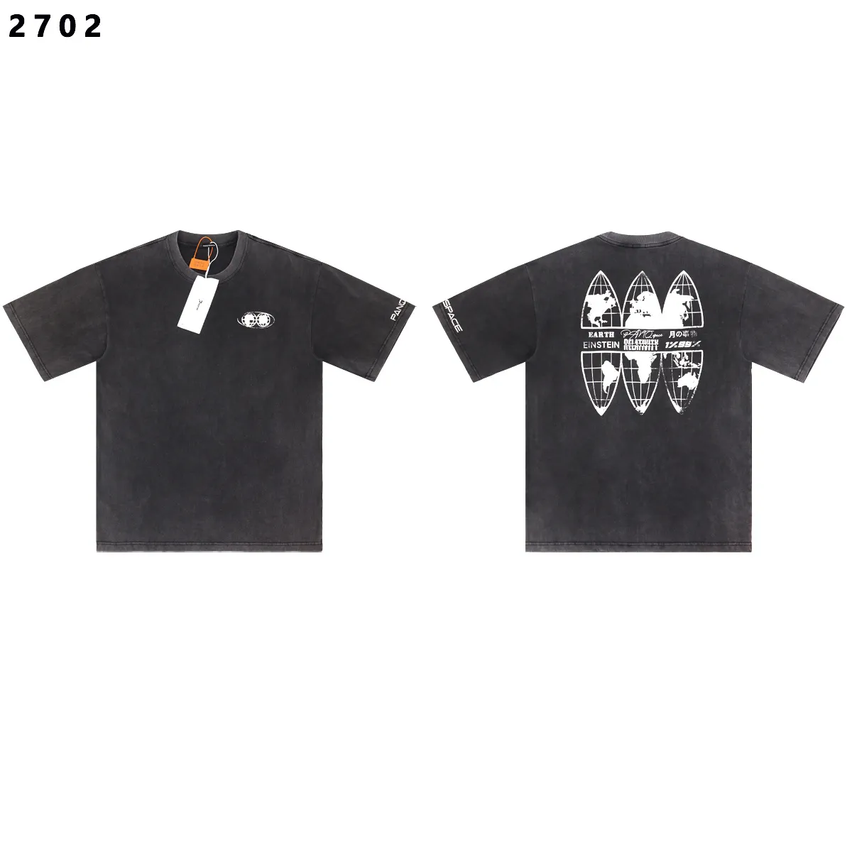 Washed Graphic Print Cotton T-Shirt D8512200 — view 2