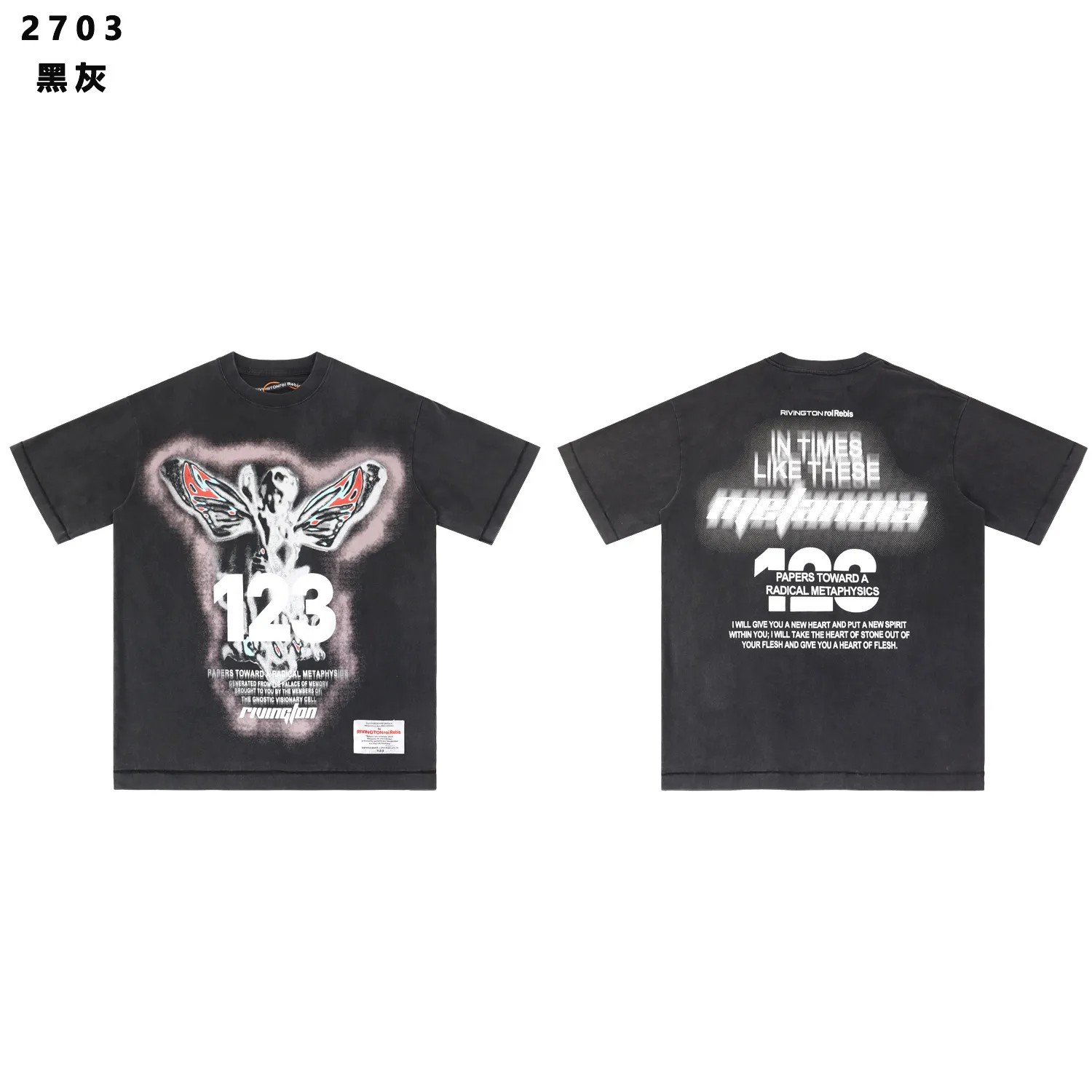 Rivington roi Rebis Graphic Print Washed T-Shirt D9512195 — view 3