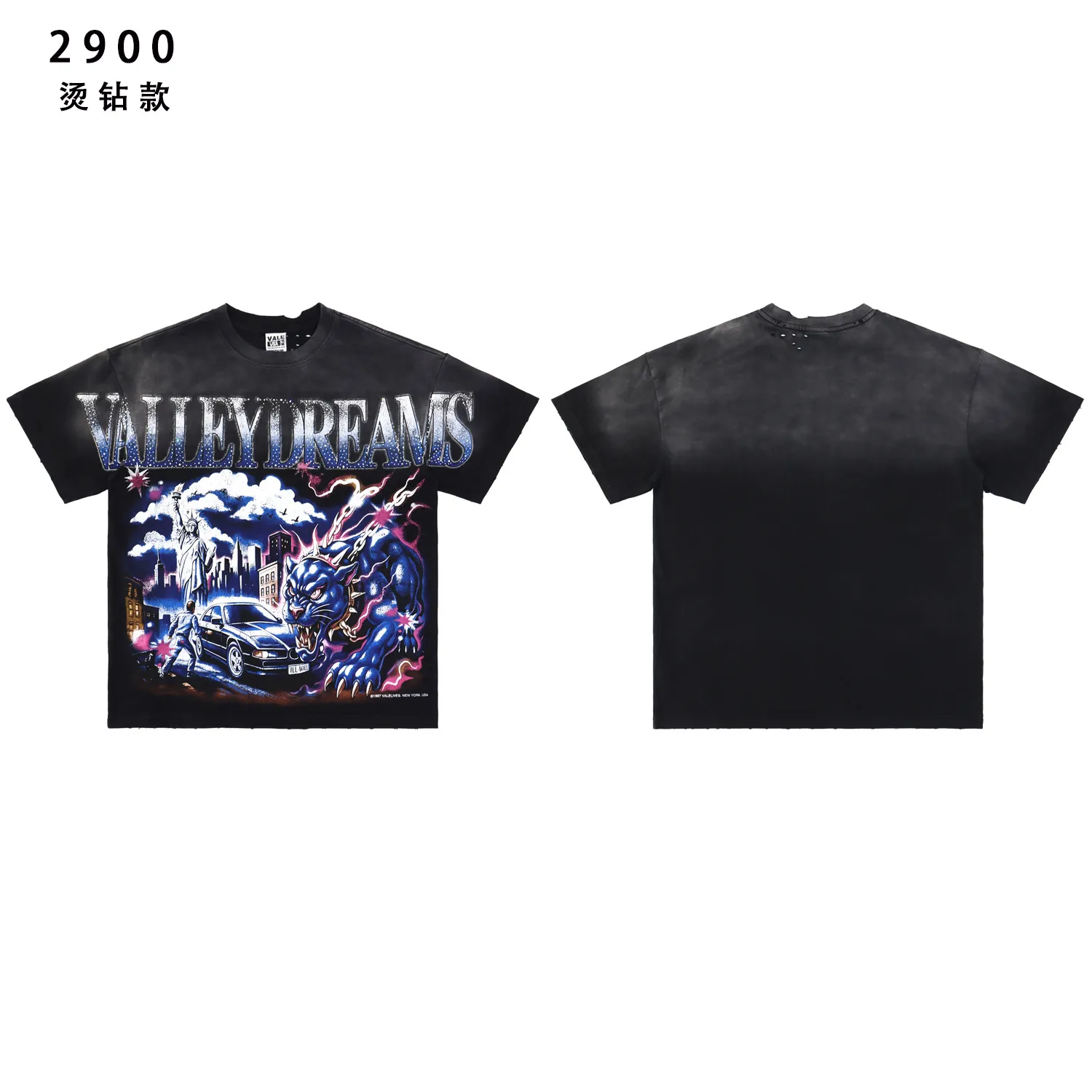 Valley Dreams Rhinestone Graphic T-Shirt D9512226