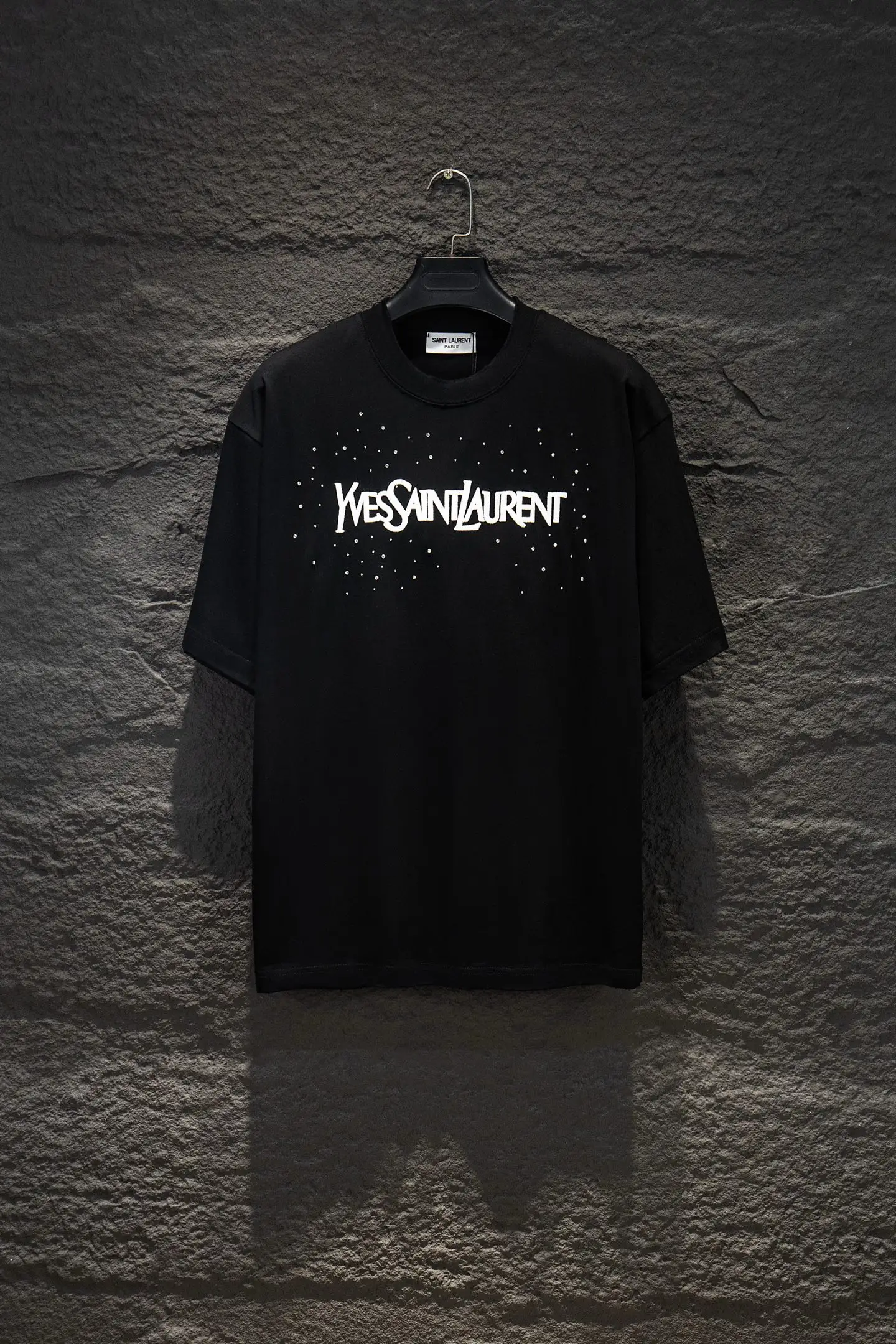 Embellished Logo Oversized Cotton T-Shirt D12515462