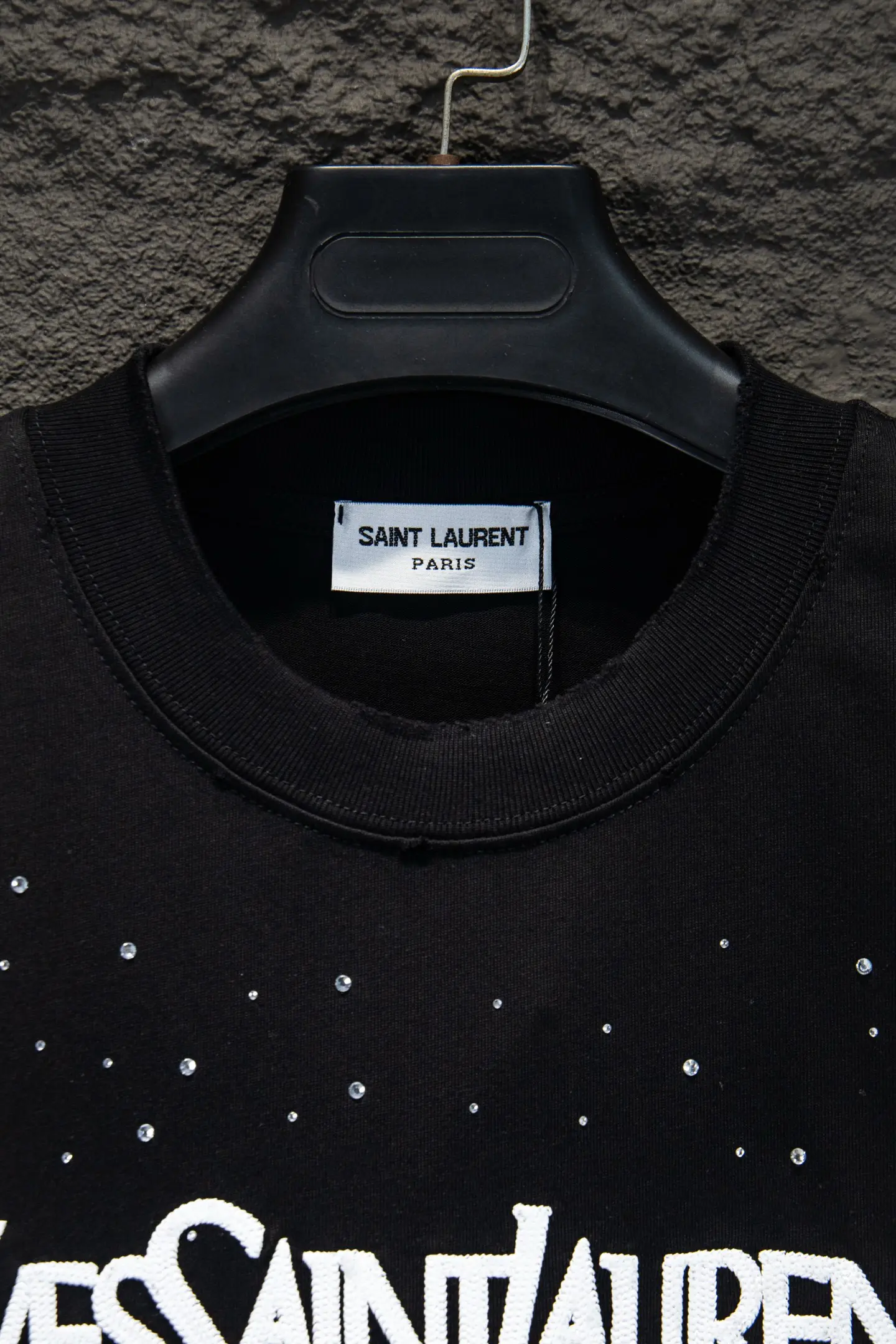 Embellished Logo Oversized Cotton T-Shirt D12515462 — view 3