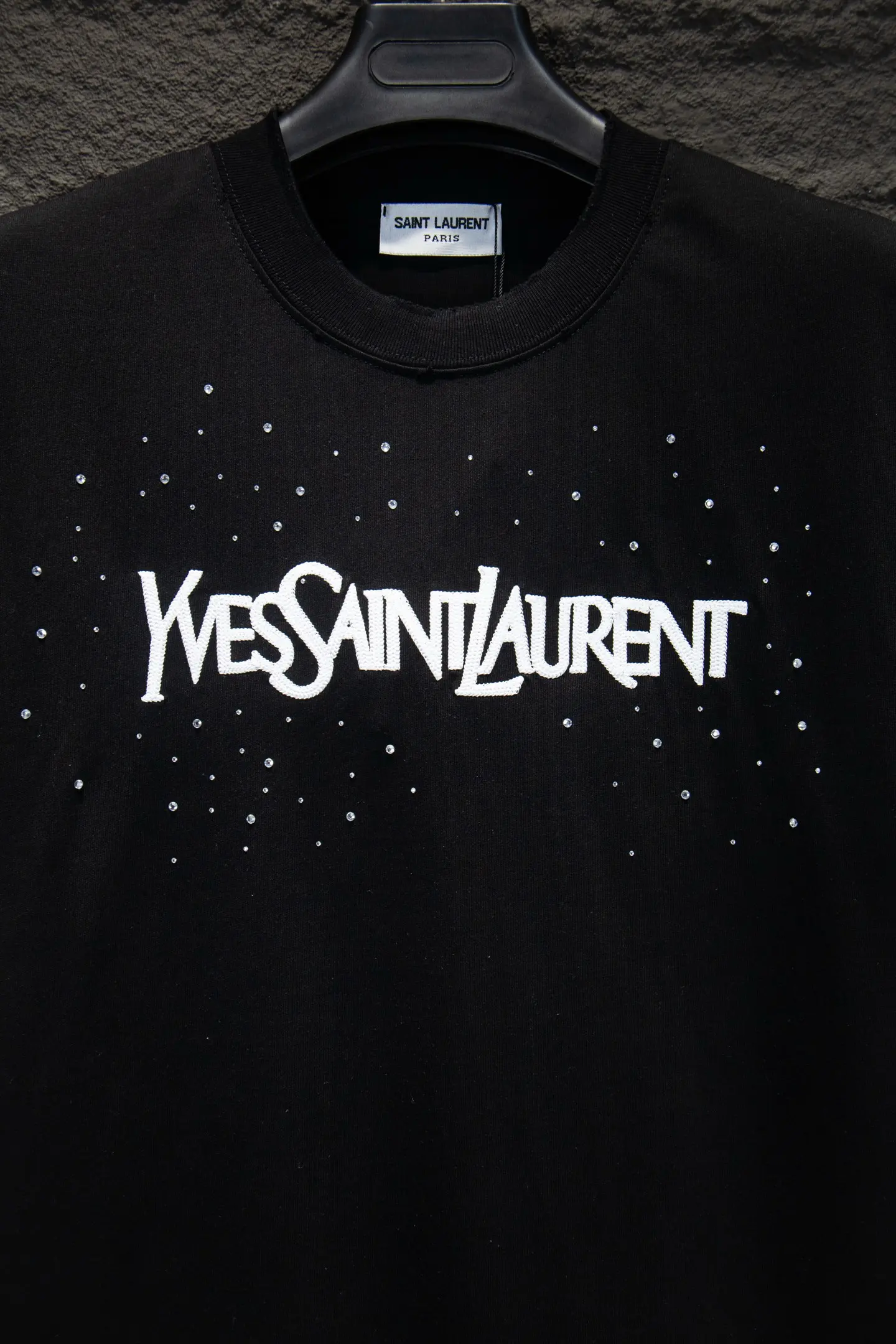 Embellished Logo Oversized Cotton T-Shirt D12515462 — view 4