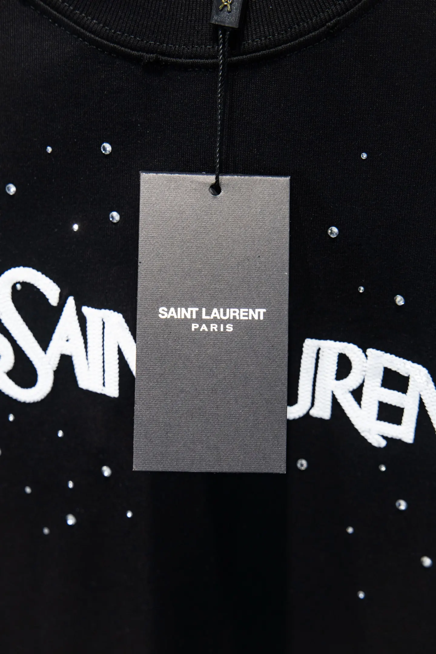 Embellished Logo Oversized Cotton T-Shirt D12515462 — view 5