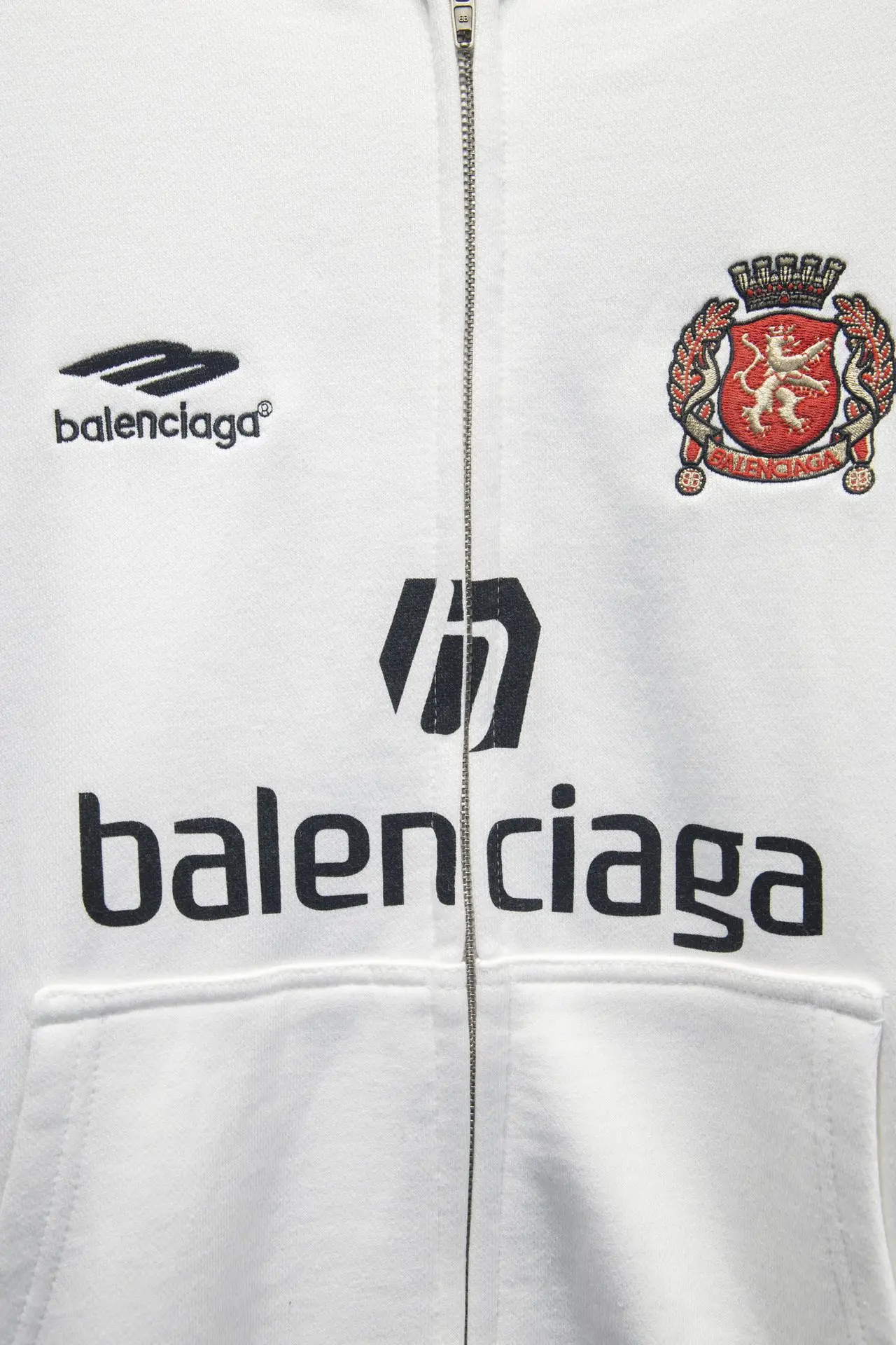 Logo-Embroidered Oversized Zip-Up Hoodie D21924305 — view 4