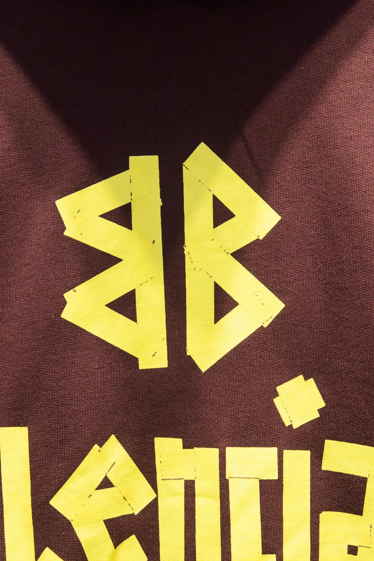 Tape Logo Distressed Oversized Hoodie D19524301 — view 5