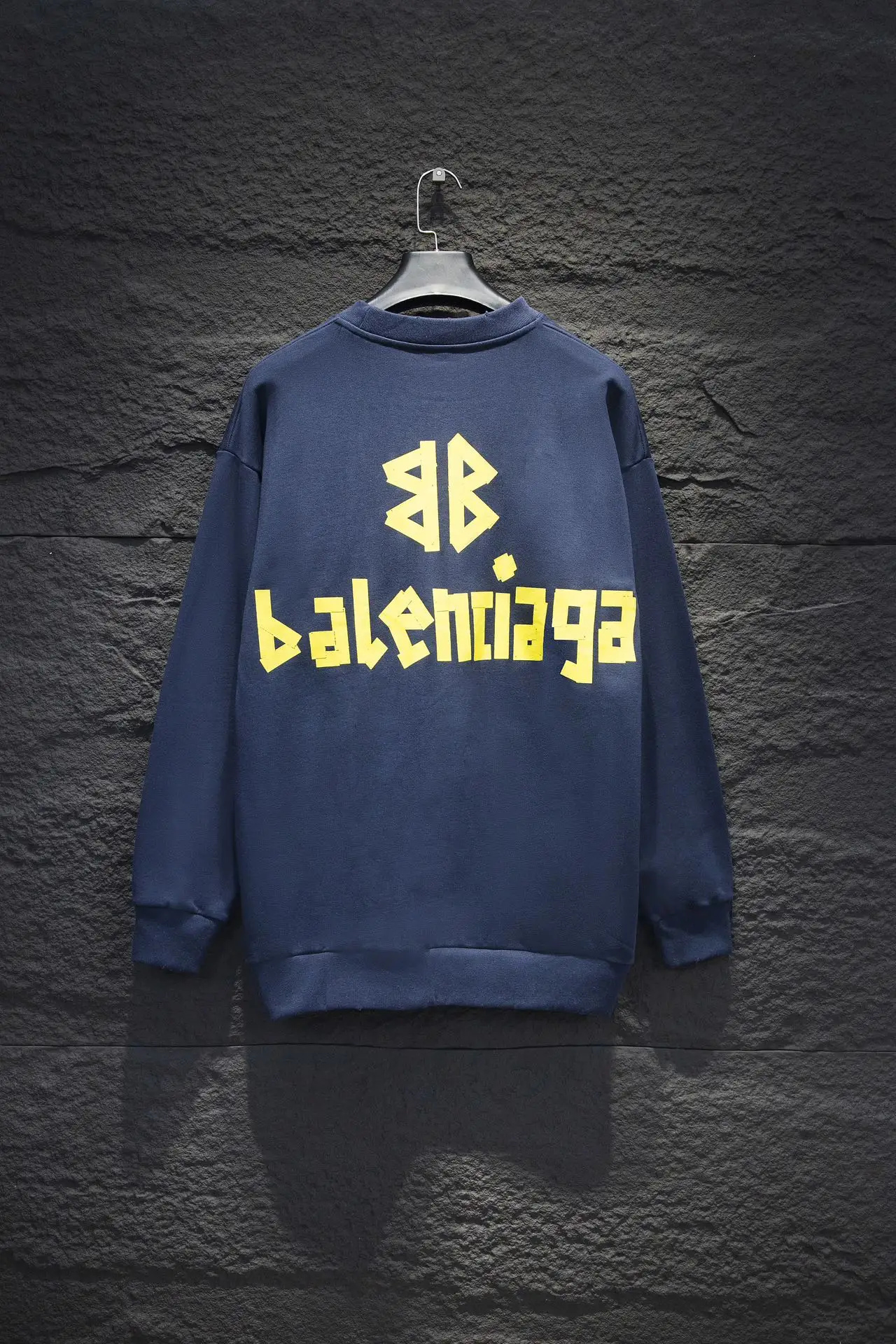 Tape Logo Distressed Oversized Sweatshirt D16524295 — view 2