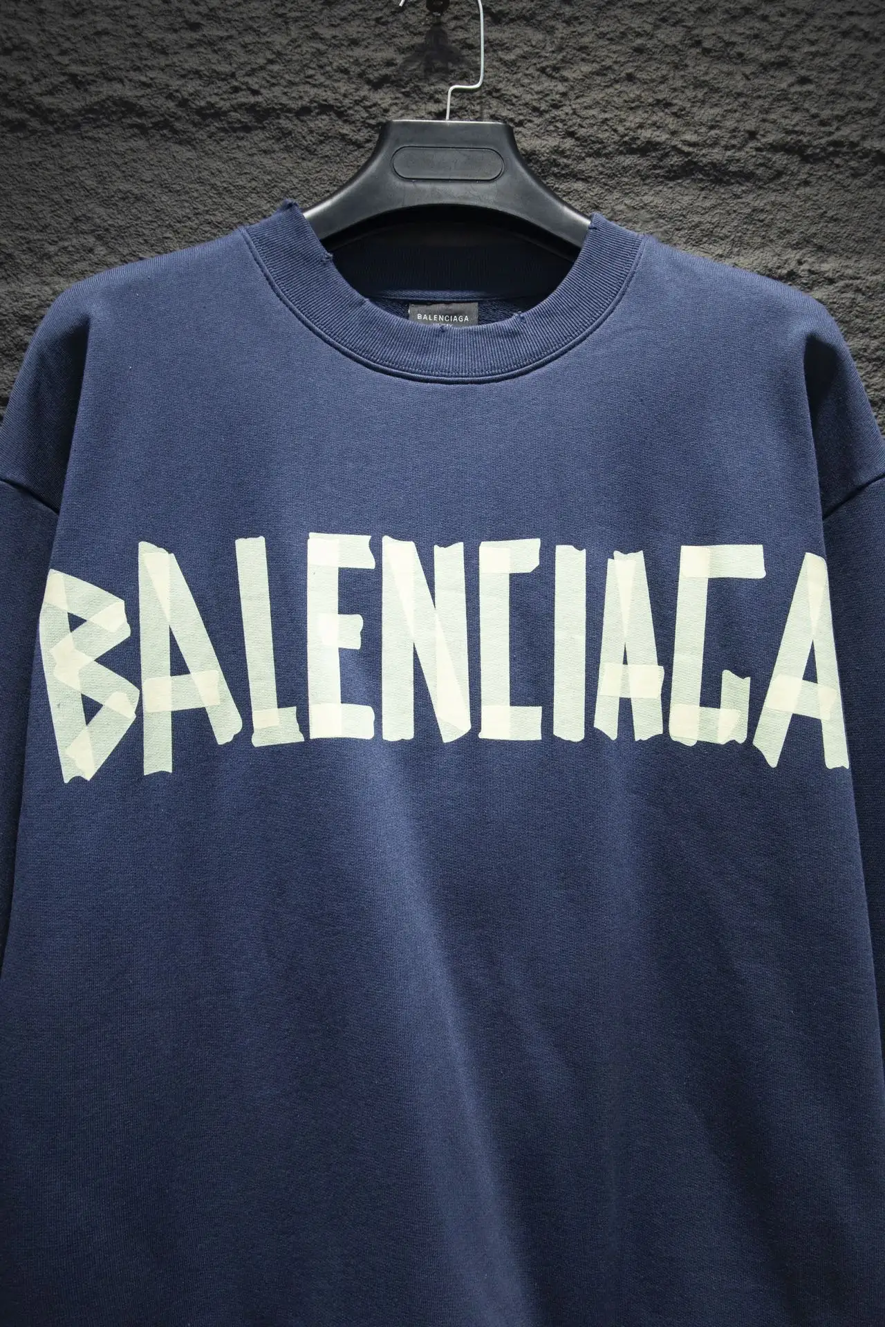Tape Logo Distressed Oversized Sweatshirt D16524295 — view 4
