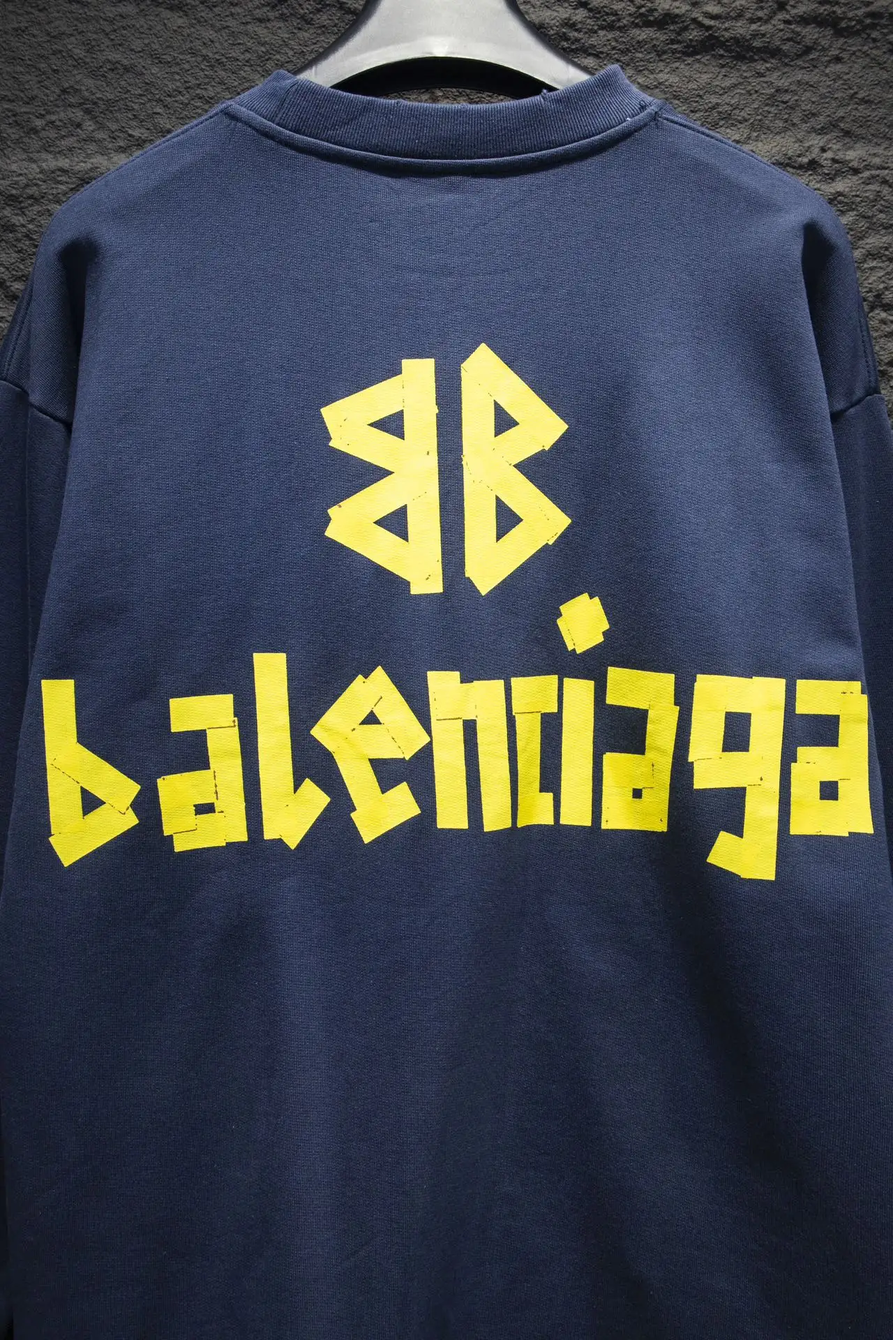 Tape Logo Distressed Oversized Sweatshirt D16524295 — view 6