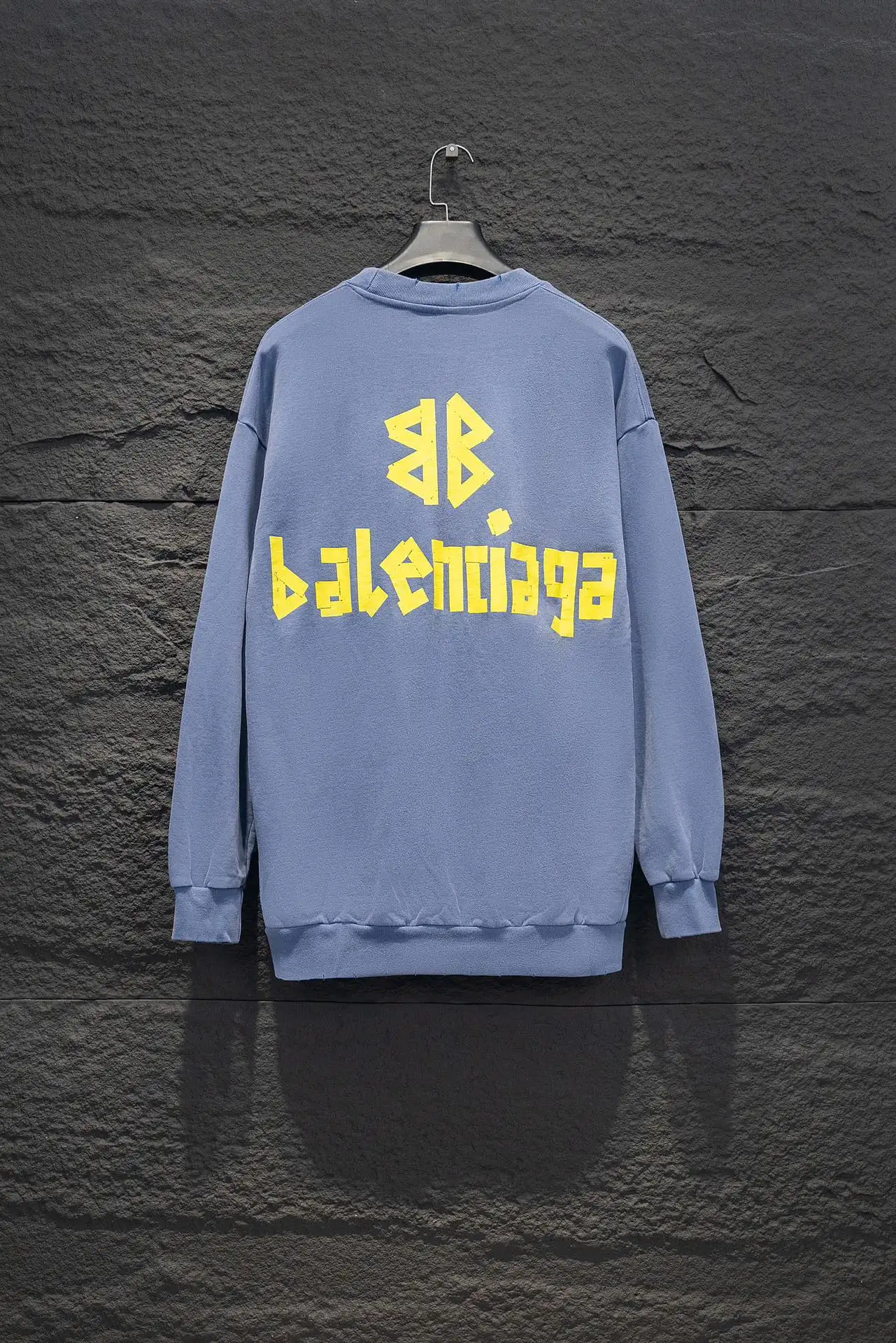 Tape Logo Distressed Oversized Sweatshirt D16524293 — view 2