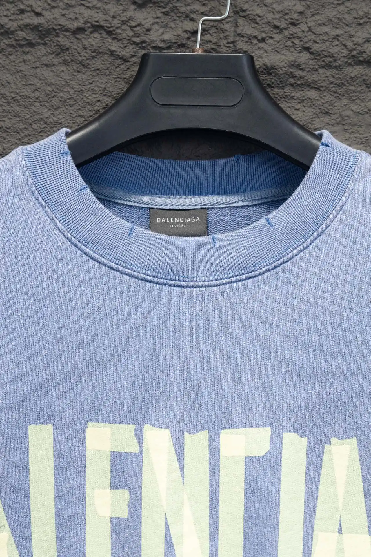 Tape Logo Distressed Oversized Sweatshirt D16524293 — view 3