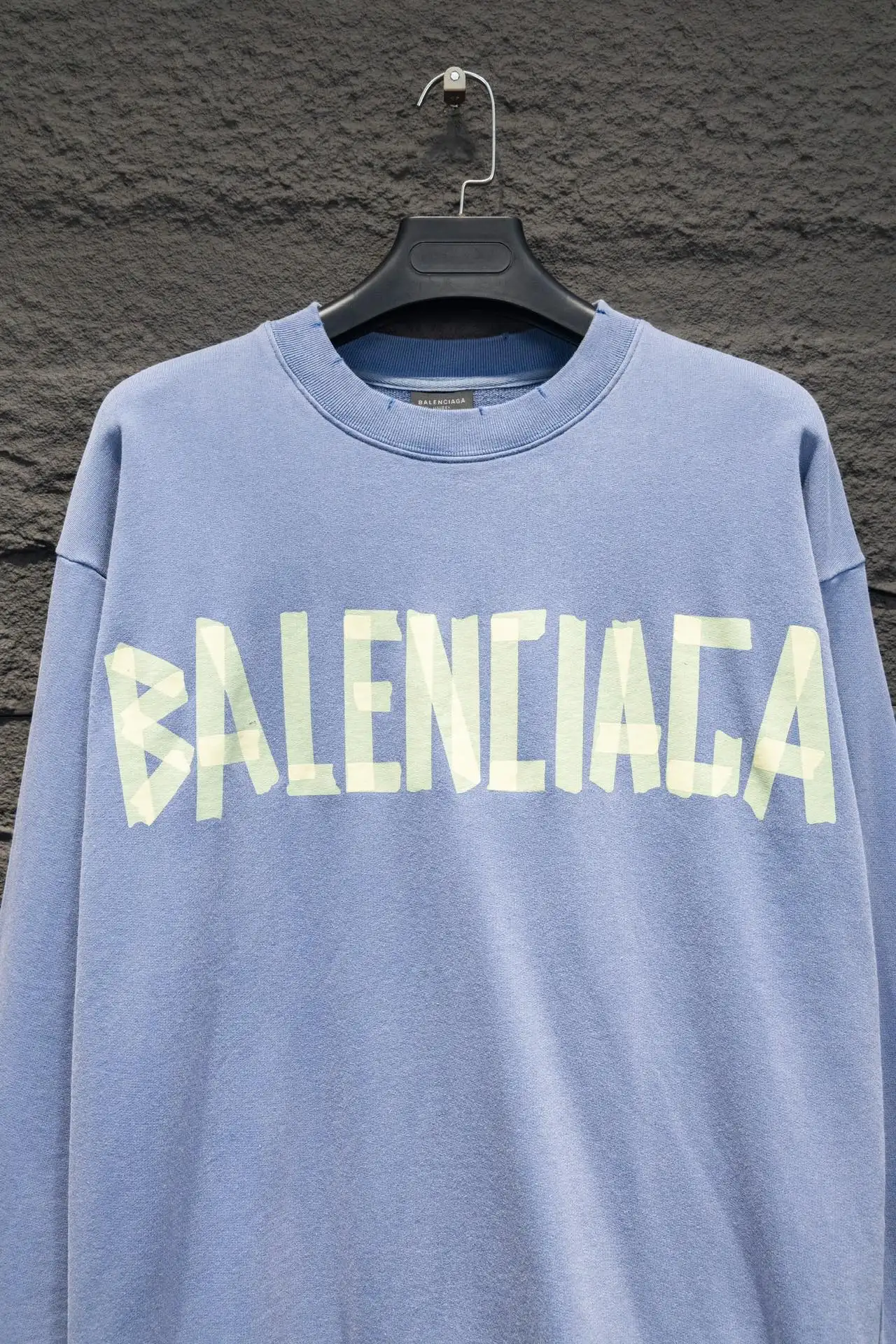 Tape Logo Distressed Oversized Sweatshirt D16524293 — view 4