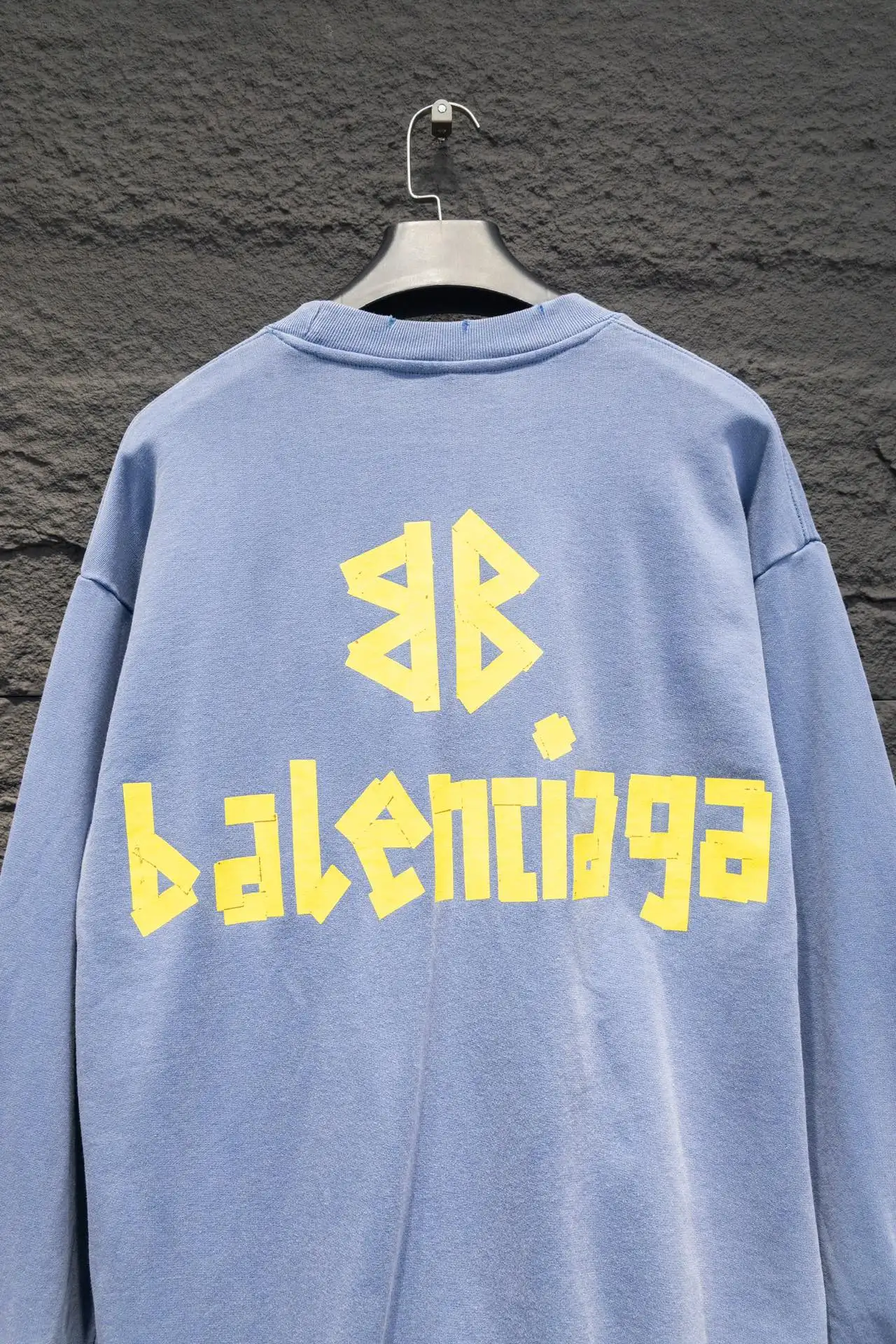 Tape Logo Distressed Oversized Sweatshirt D16524293 — view 7